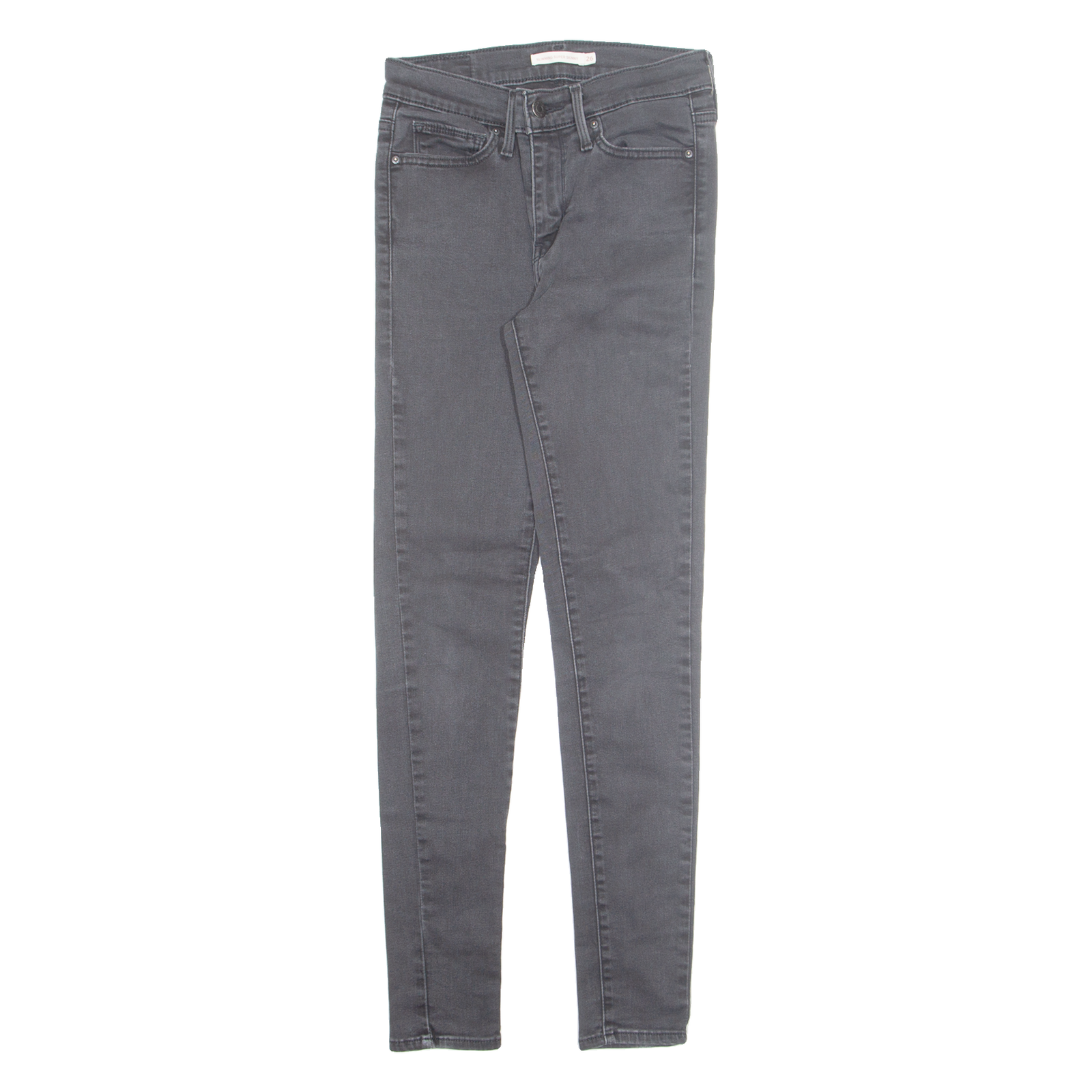 LEVI'S Womens Jeans Black Slim Skinny W26 L25 Refurbished - N/A refurbished available on Cerqular