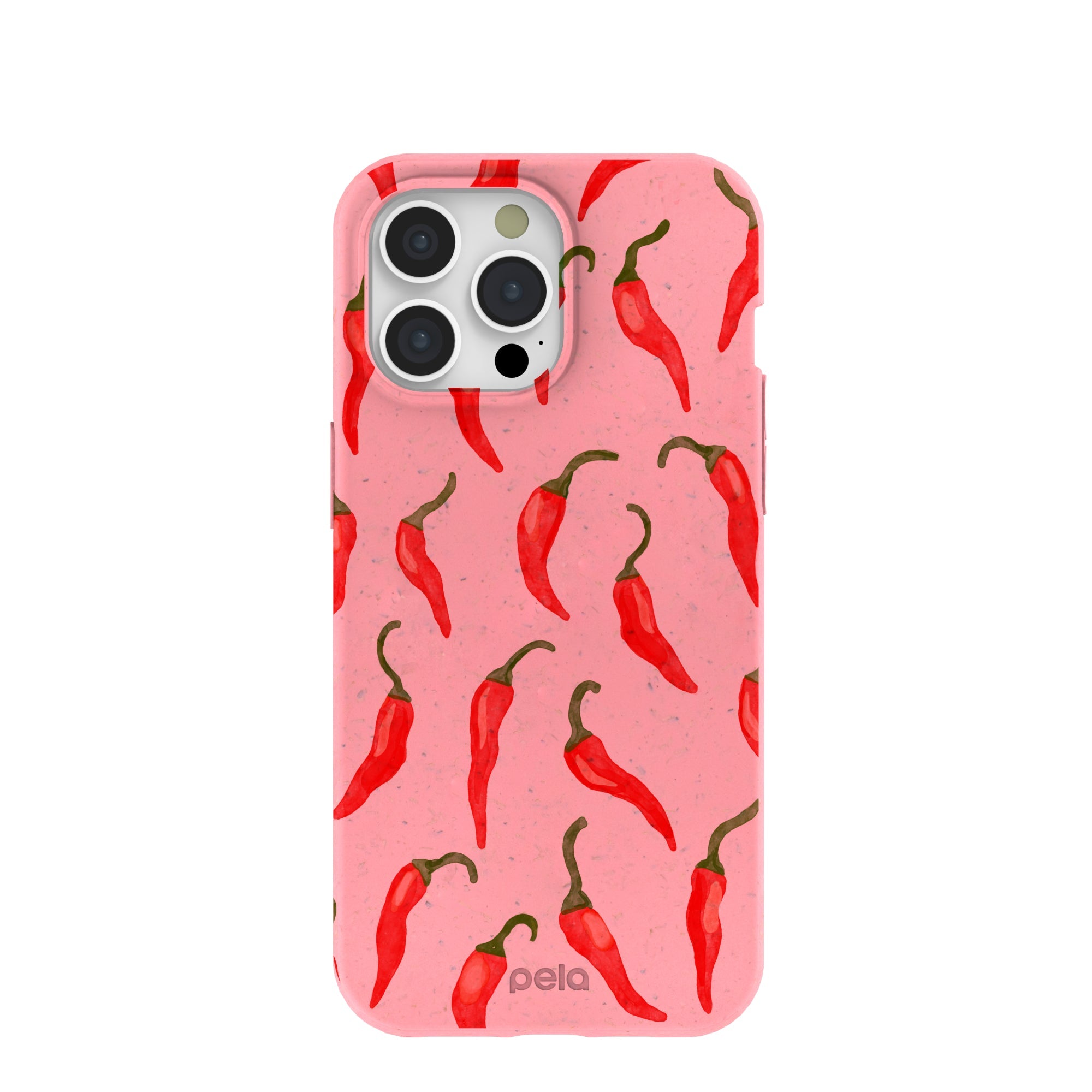 Bubblegum Pink Heatwave iPhone 15 Pro Max Case Refurbished - Pela Case refurbished available on Cerqular