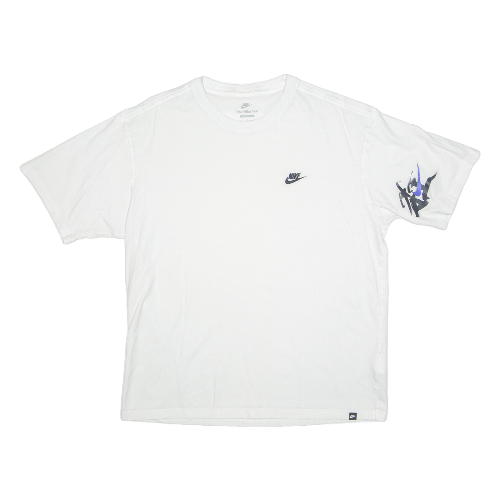 NIKE Loose Fit Mens T-Shirt White L Refurbished - N/A refurbished available on Cerqular