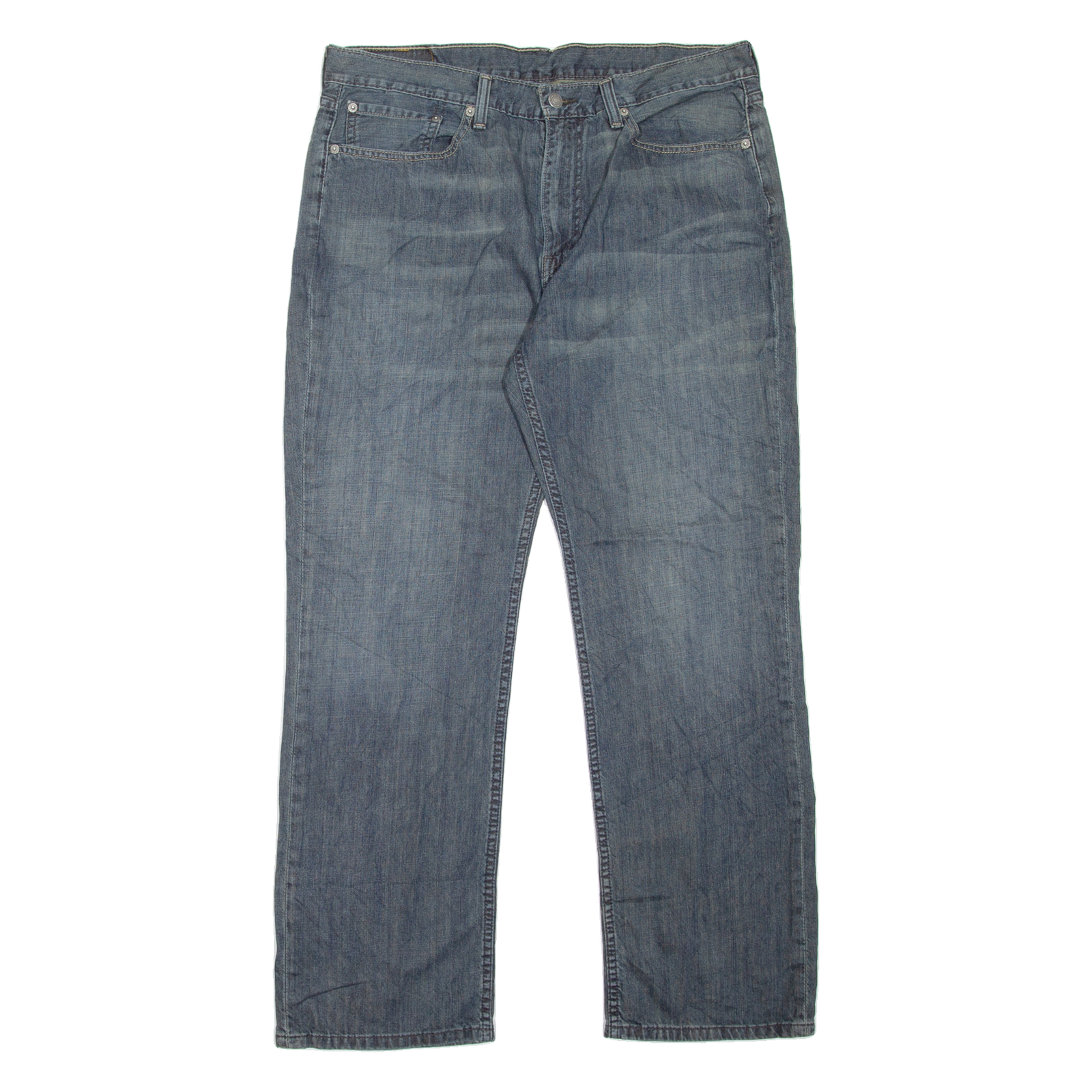 LEVI'S 514 Jeans Mens Blue Slim Straight Stone Wash W36 L30 Refurbished - N/A refurbished available on Cerqular