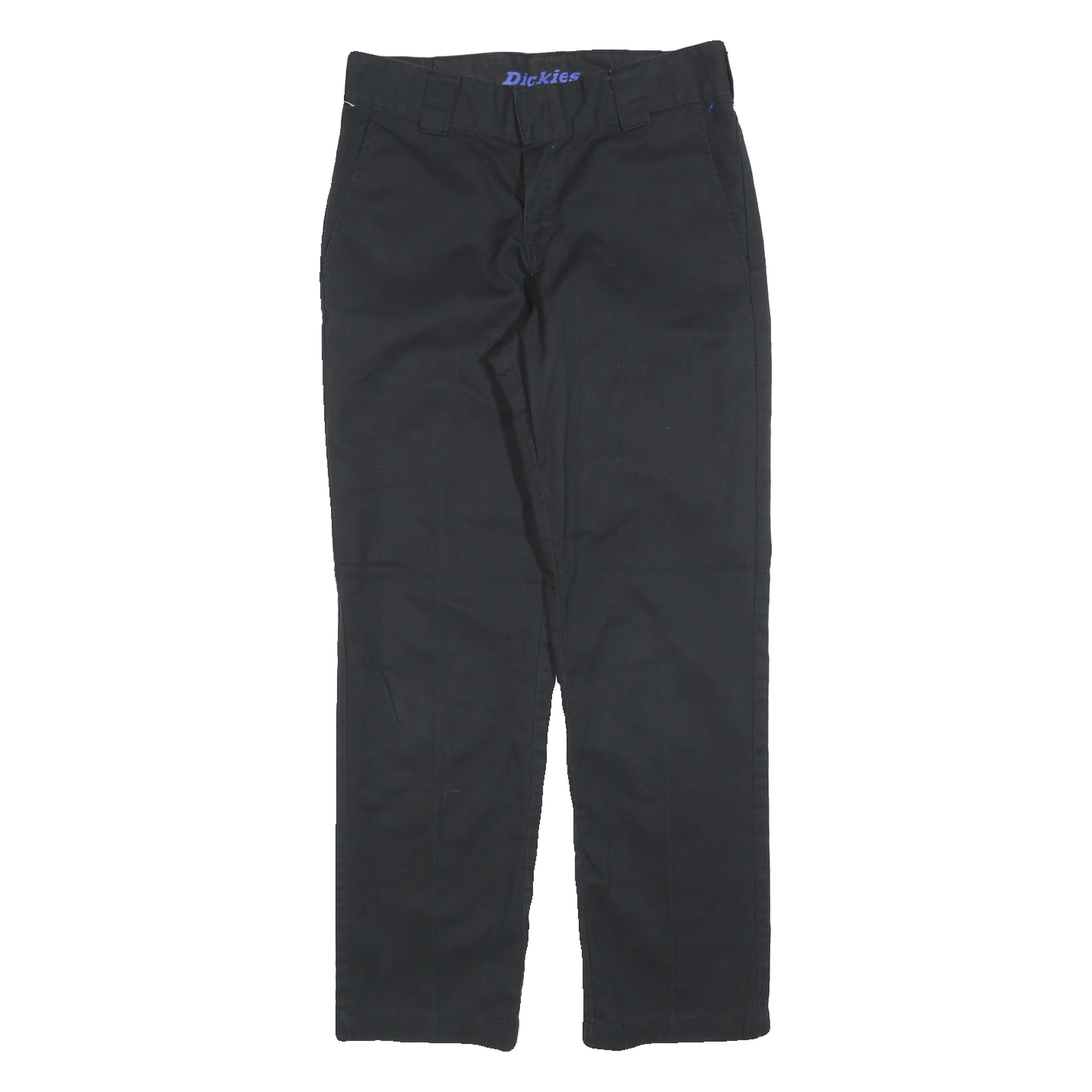 DICKIES Mens Cotton Blend Black Regular Straight Trousers W29 L30 Work Casual Refurbished - N/A refurbished available on Cerqular