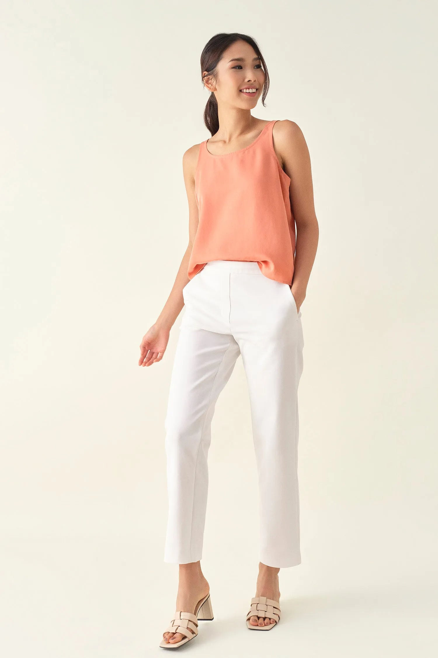 Multi-Way Tank Top - Apricot | Size: XS Refurbished - N/A refurbished available on Cerqular