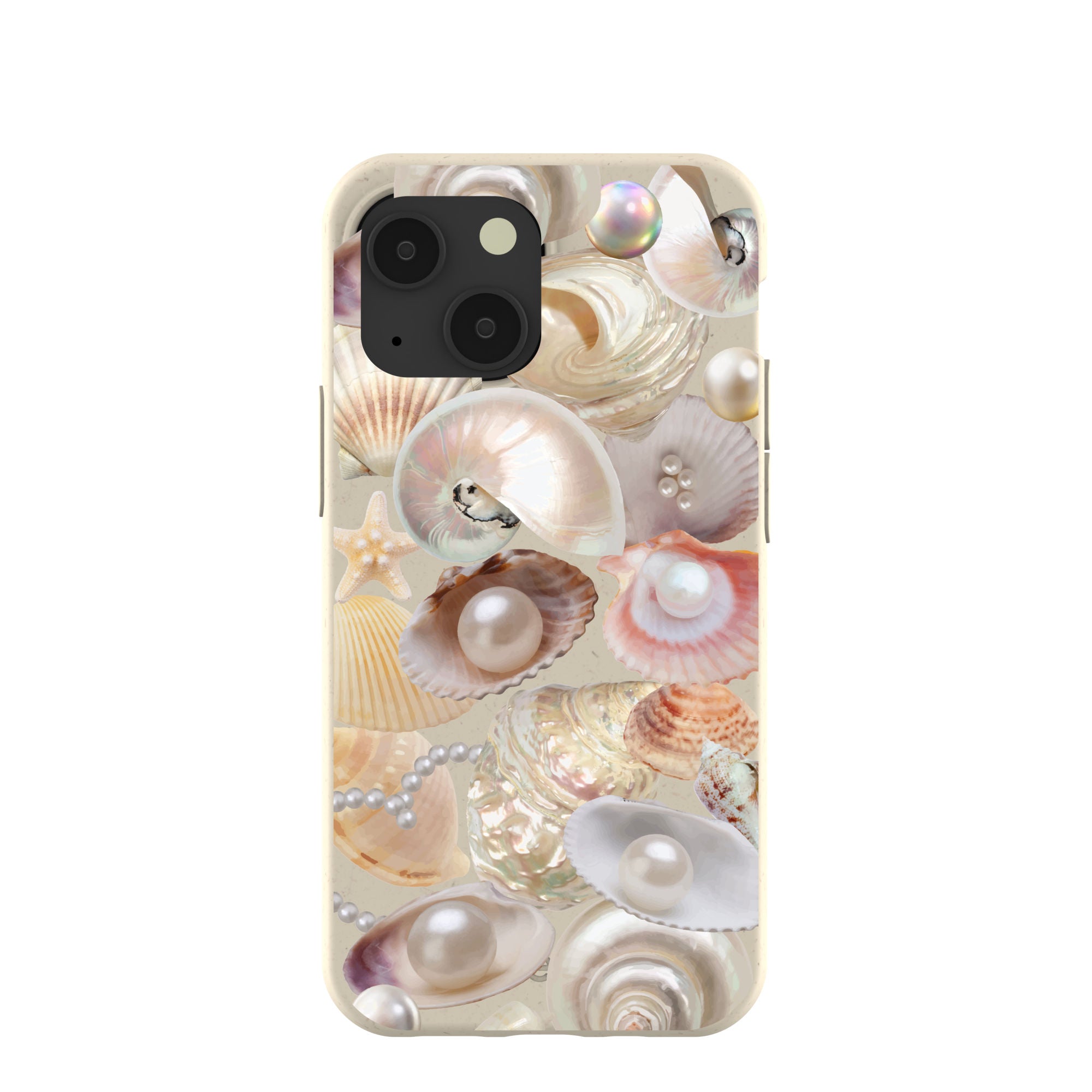 London Fog Sea Gems iPhone 13 Mini Case Refurbished - Pela Case refurbished available on Cerqular