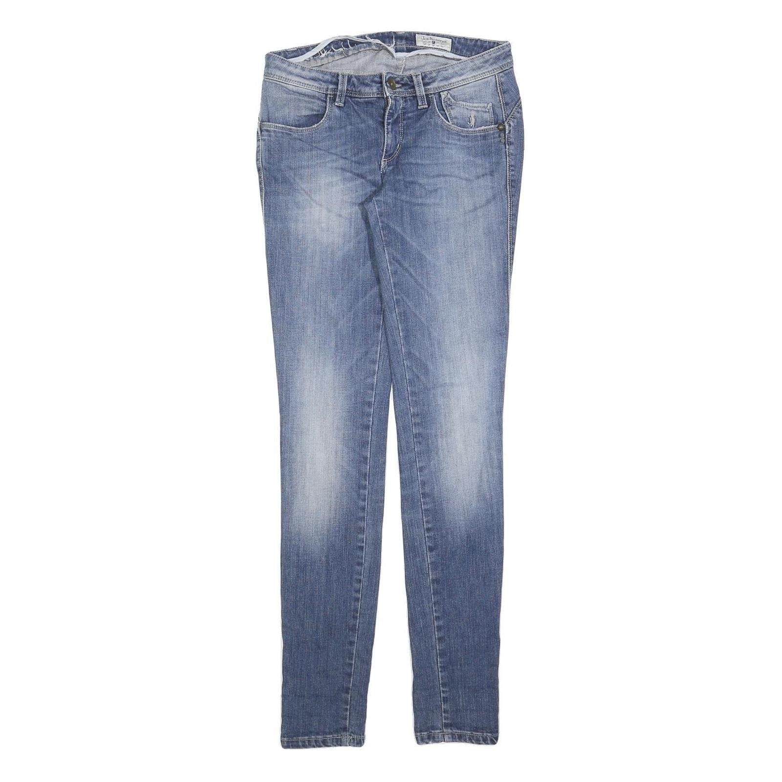 JECKERSON Womens Slim Blue Denim Light Wash Jeans W27 L32 Zip Pocket Refurbished - N/A refurbished available on Cerqular