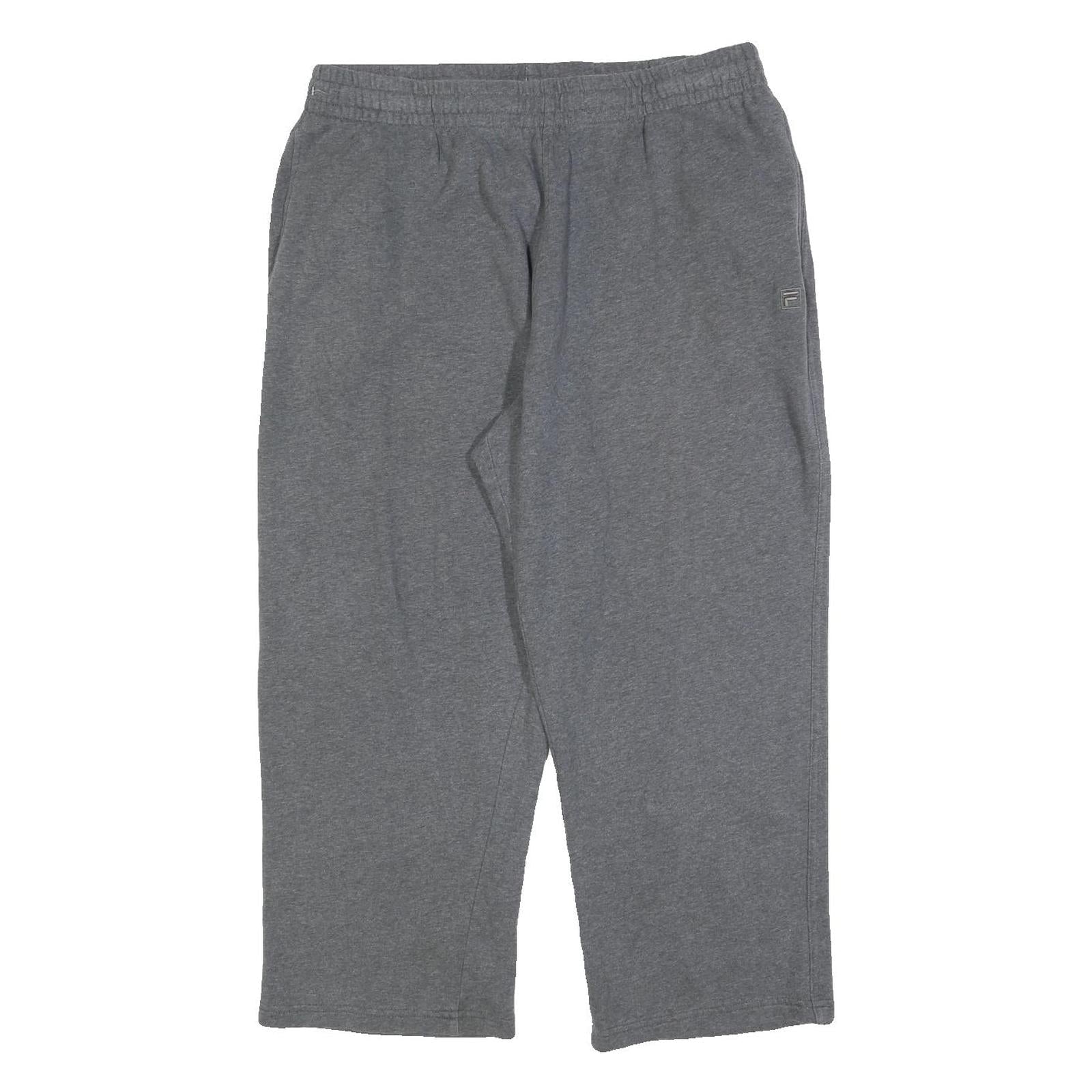 FILA Womens Joggers Grey Slim Straight 2XL W36 L27 Cotton Blend Comfortable Refurbished - N/A refurbished available on Cerqular