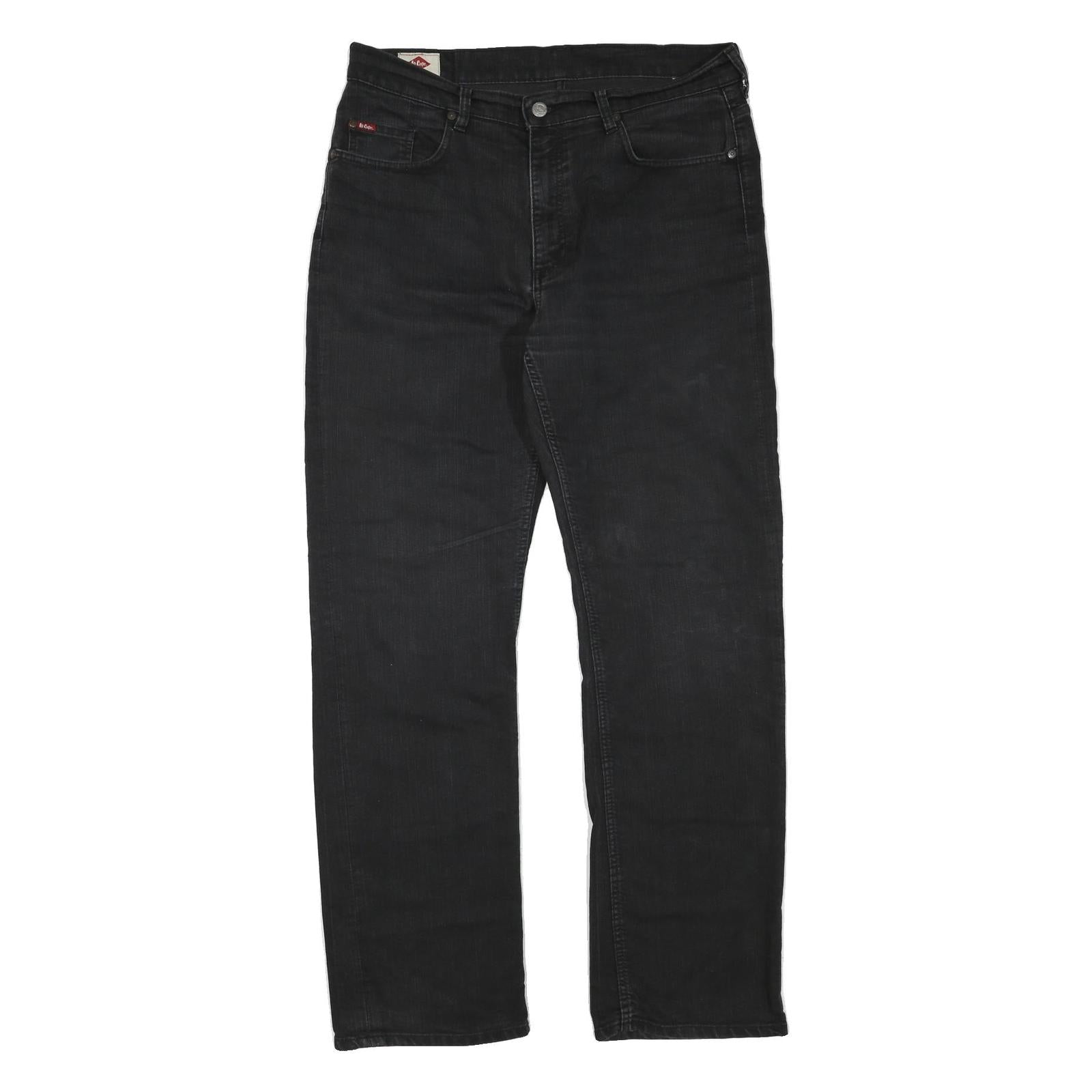 LEE COOPER Womens Regular Black Cotton Blend Denim Jeans W34 L32 Classic Style Refurbished - N/A refurbished available on Cerqular