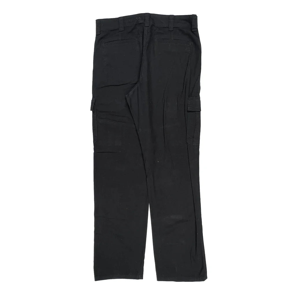 Buy Wrangler Cargo Trousers - 34W 34L Black Cotton Refurbished - $46.89 Wrangler Cargo Trousers - 34W 34L Black Cotton Refurbished - Thrifted (note: this is a term often used to describe second- refurbished available on Cerqular