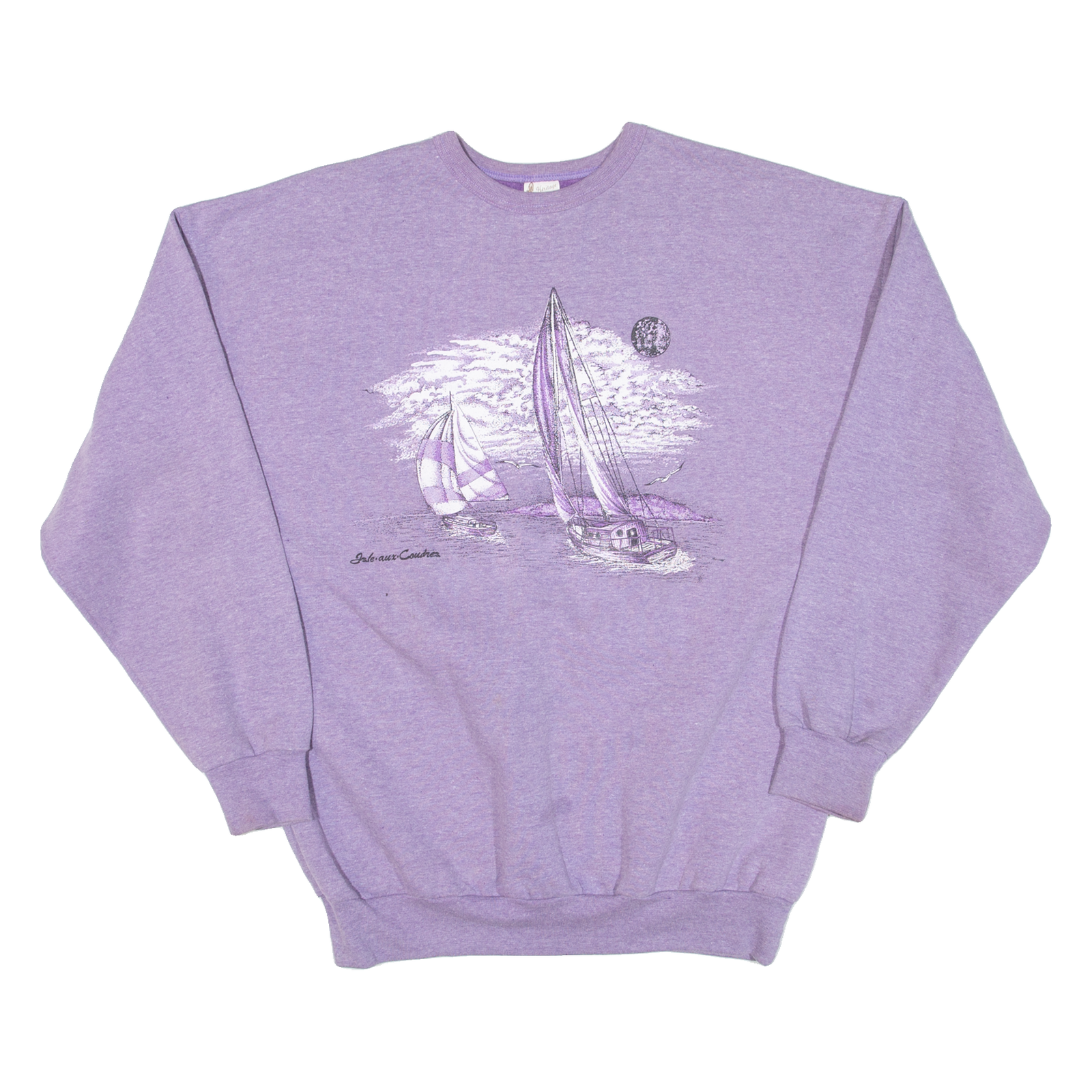 HERITAGE Boats Womens Sweatshirt Purple L Refurbished - N/A refurbished available on Cerqular