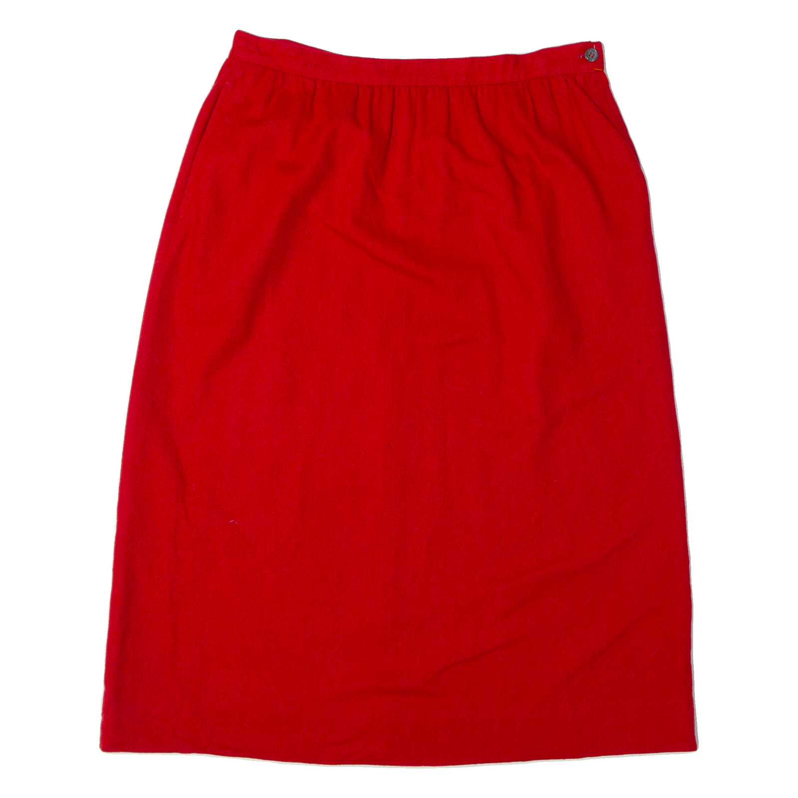 THE VILLAGES Womens A-Line Skirt Red Knee Length UK 16 Refurbished - N/A refurbished available on Cerqular