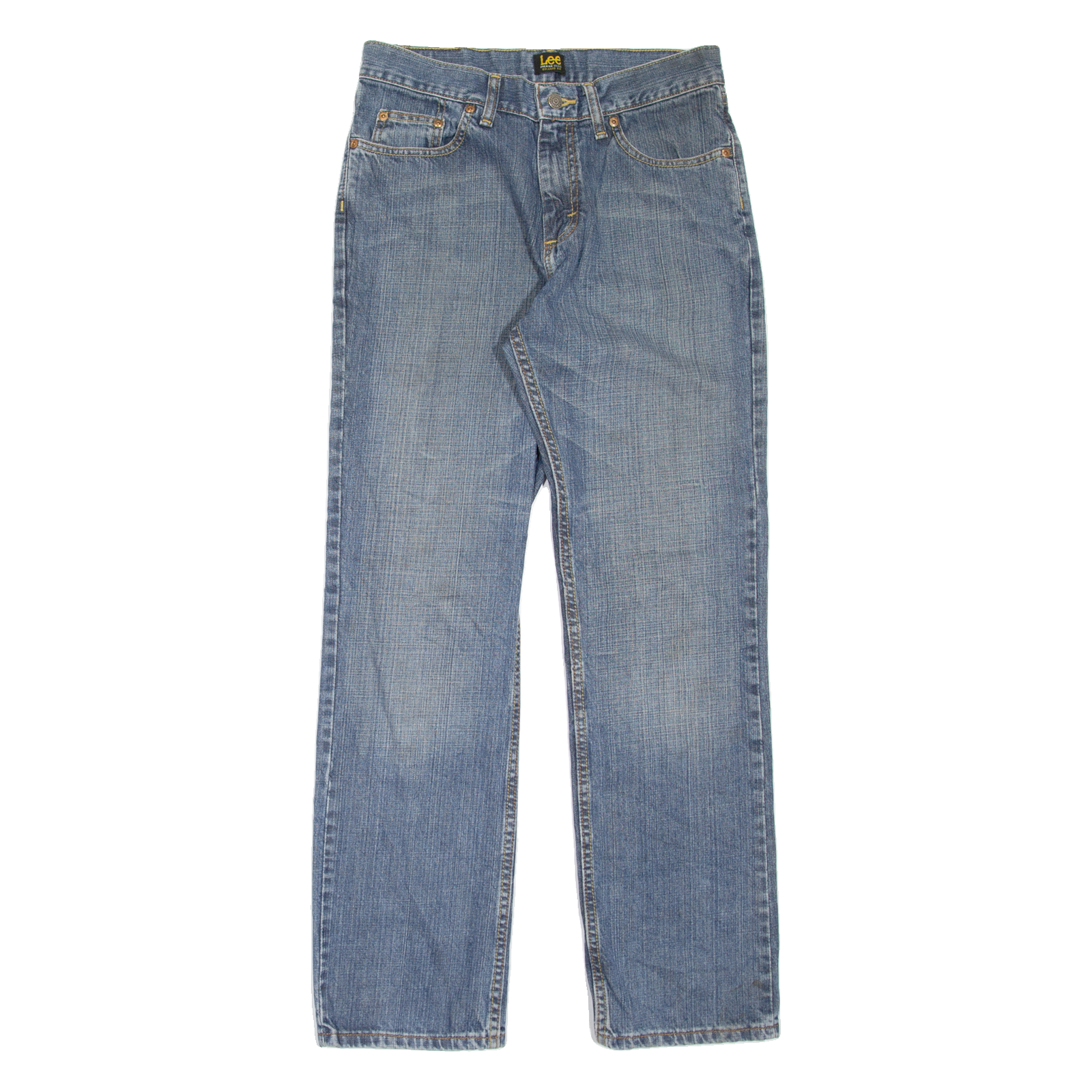 LEE Mens Jeans Blue Regular Straight Stone Wash W30 L32 Refurbished - N/A refurbished available on Cerqular