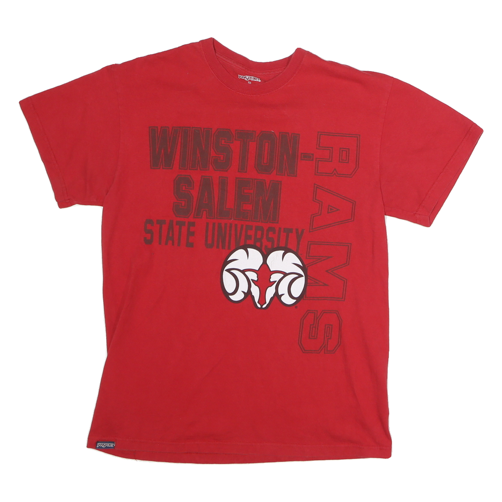 Buy JANSPORT Mens Red Winston Salem State University Graphic T-Shirt M Short Sleeve Refurbished - $11.69 JANSPORT Mens Red Winston Salem State University Graphic T-Shirt M Short Sleeve Refurbished - N/A refurbished available on Cerqular