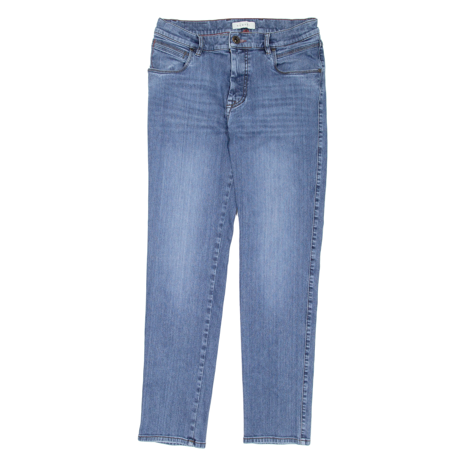 BUGATTI Mens Jeans Blue Regular Tapered W30 L30 Refurbished - N/A refurbished available on Cerqular