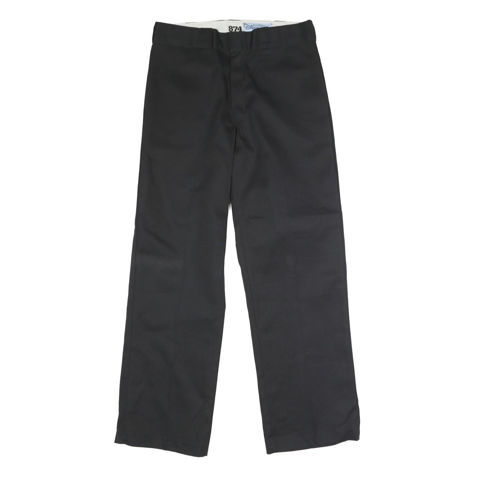DICKIES Mens Polyester Blend Black Classic Straight Trousers W32 L30 Workwear Refurbished - N/A refurbished available on Cerqular