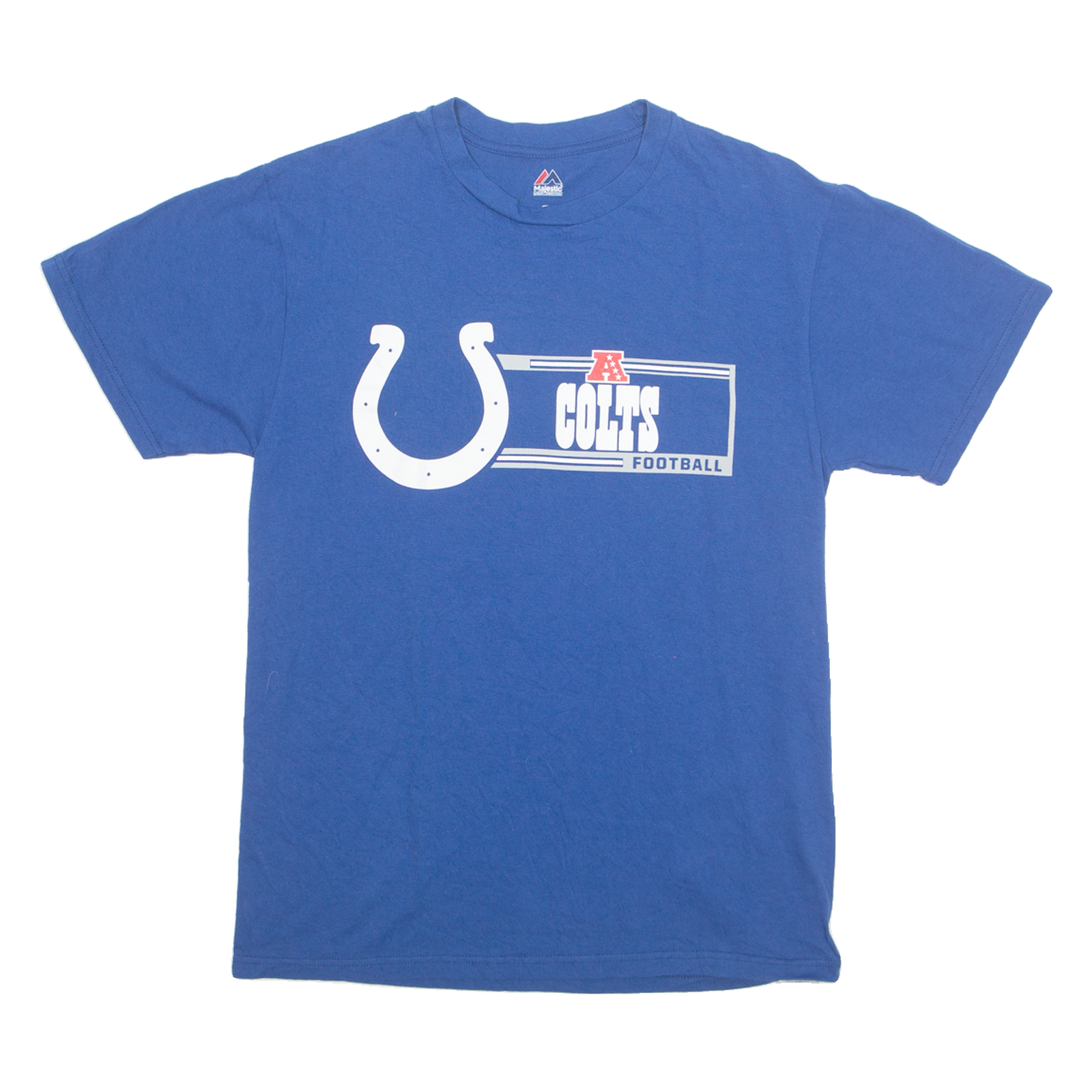 MAJESTIC NFL Indianapolis Colts Mens T-Shirt Blue USA M Refurbished - N/A refurbished available on Cerqular
