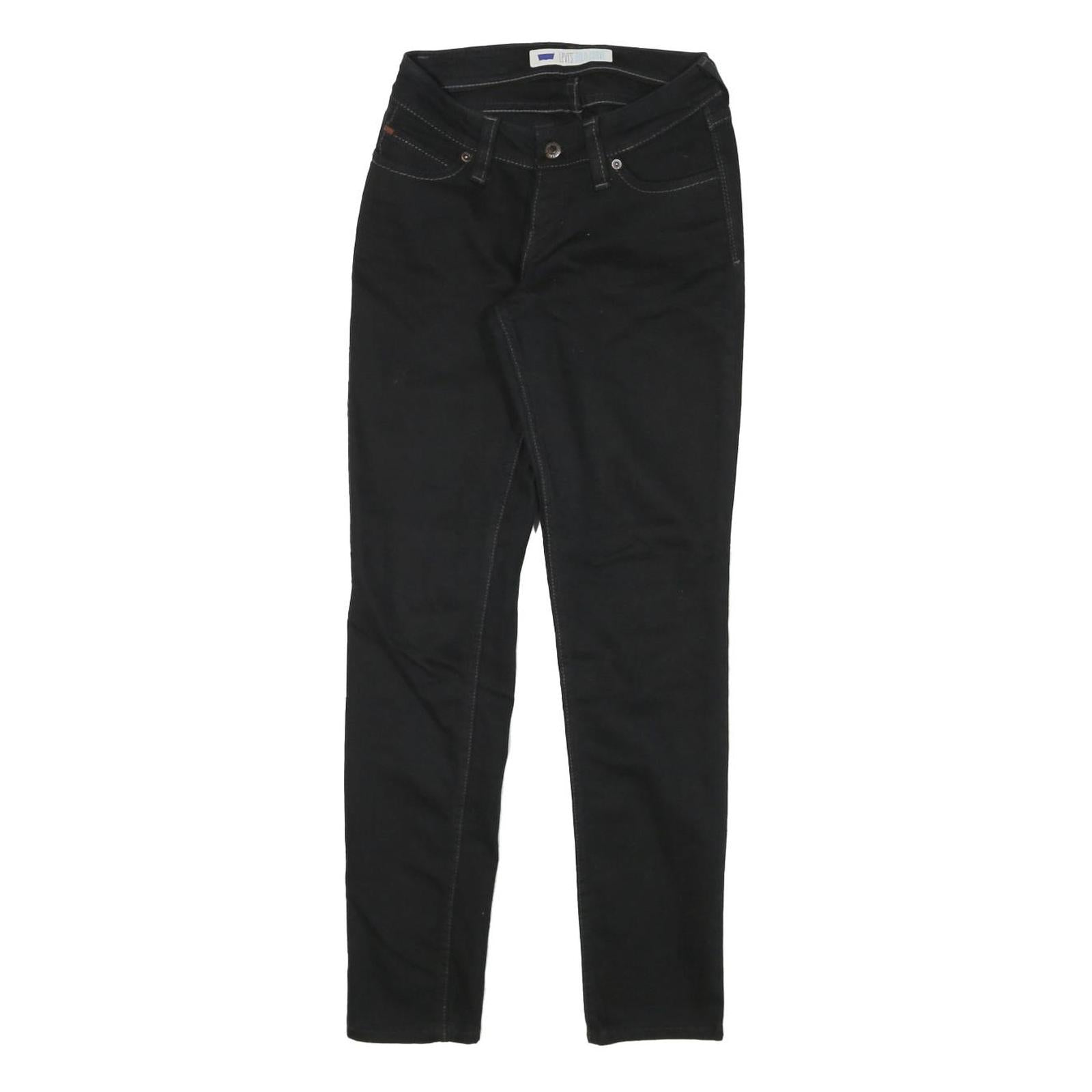 LEVI'S Womens Black Slim Skinny Denim Jeans Zip W24 L29 Classic Fit Stylish Refurbished - N/A refurbished available on Cerqular