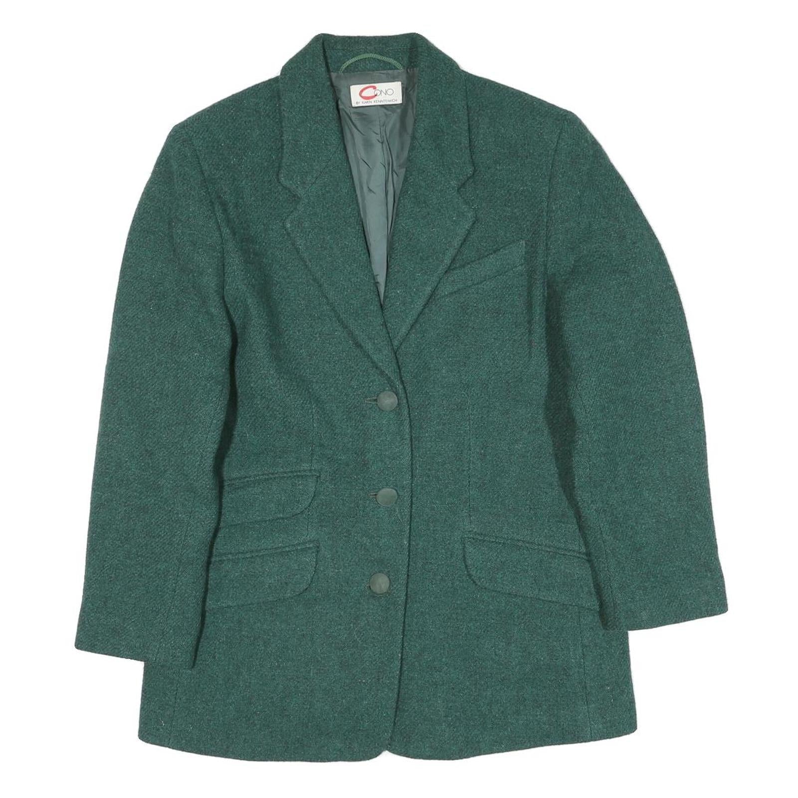 Buy CONO Womens Green Jacket M Polyester Blend Classic Button Closure Elbow Patch Refurbished - $48.09 CONO Womens Green Jacket M Polyester Blend Classic Button Closure Elbow Patch Refurbished - N/A refurbished available on Cerqular