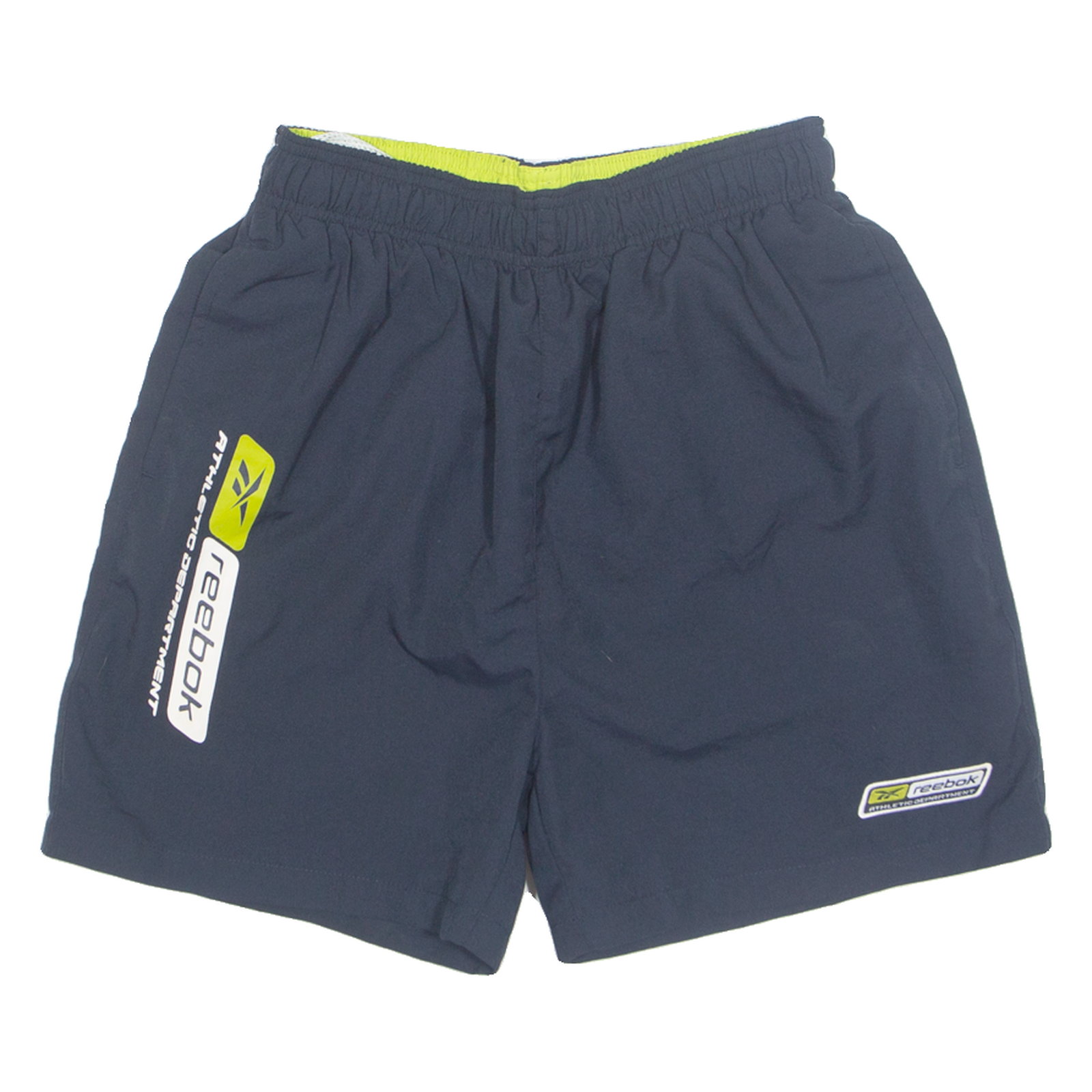 REEBOK Mesh Lined Mens Sports Shorts Blue Relaxed S W24 Refurbished - N/A refurbished available on Cerqular