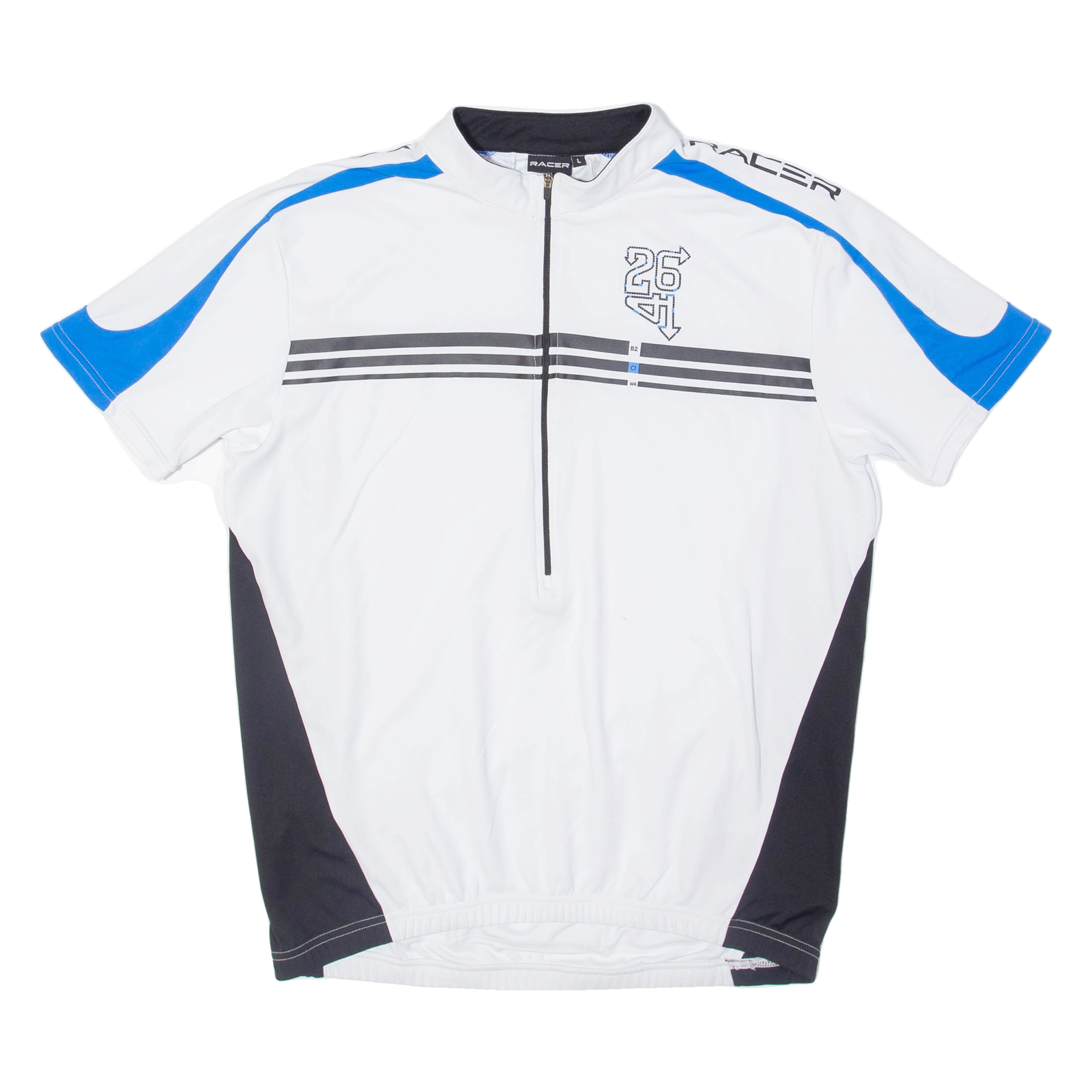 Buy RACER Cycling Mens Jersey White 1/2 Zip L Refurbished - $16.89 RACER Cycling Mens Jersey White 1/2 Zip L Refurbished - N/A refurbished available on Cerqular