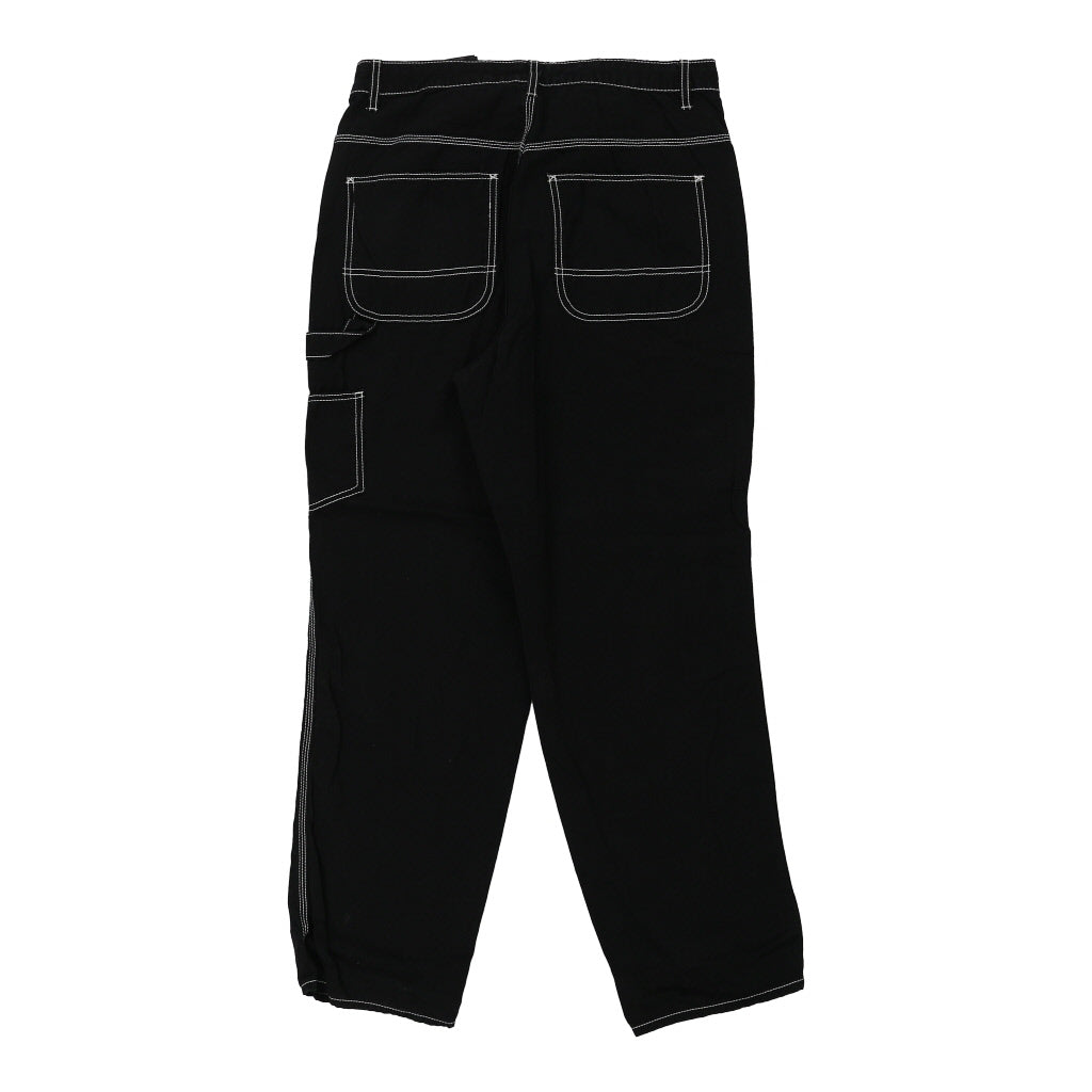 Unbranded Contrast Stitch Carpenter Trousers - Medium Black Cotton Refurbished - Thrifted (note: this is a term often used to describe second- refurbished available on Cerqular