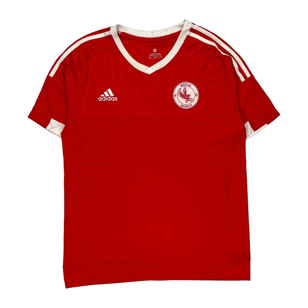 Buy Boyle Heights Adidas Football Shirt - Medium Red Polyester Refurbished - $15.66 Boyle Heights Adidas Football Shirt - Medium Red Polyester Refurbished - Thrifted (note: this is a term often used to describe second- refurbished available on Cerqular