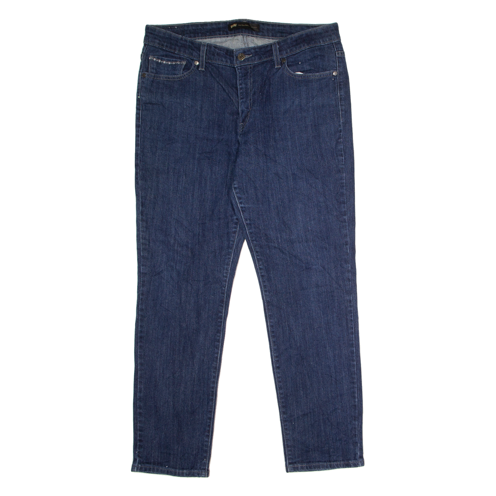 LEVI'S Mid Rise Womens Jeans Blue Regular Skinny W33 L30 Refurbished - N/A refurbished available on Cerqular