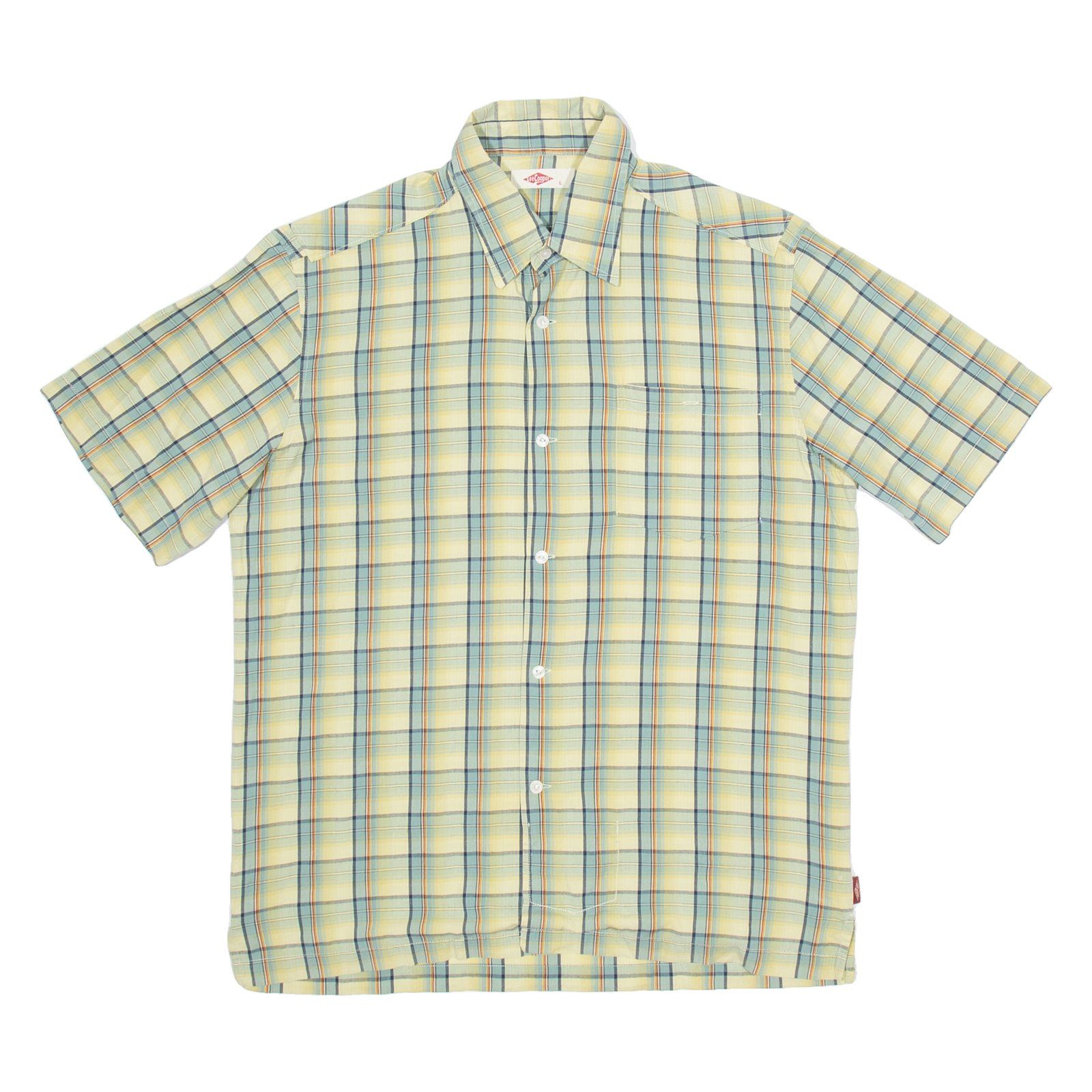 LEE COOPER Mens Shirt Green Check L Refurbished - N/A refurbished available on Cerqular