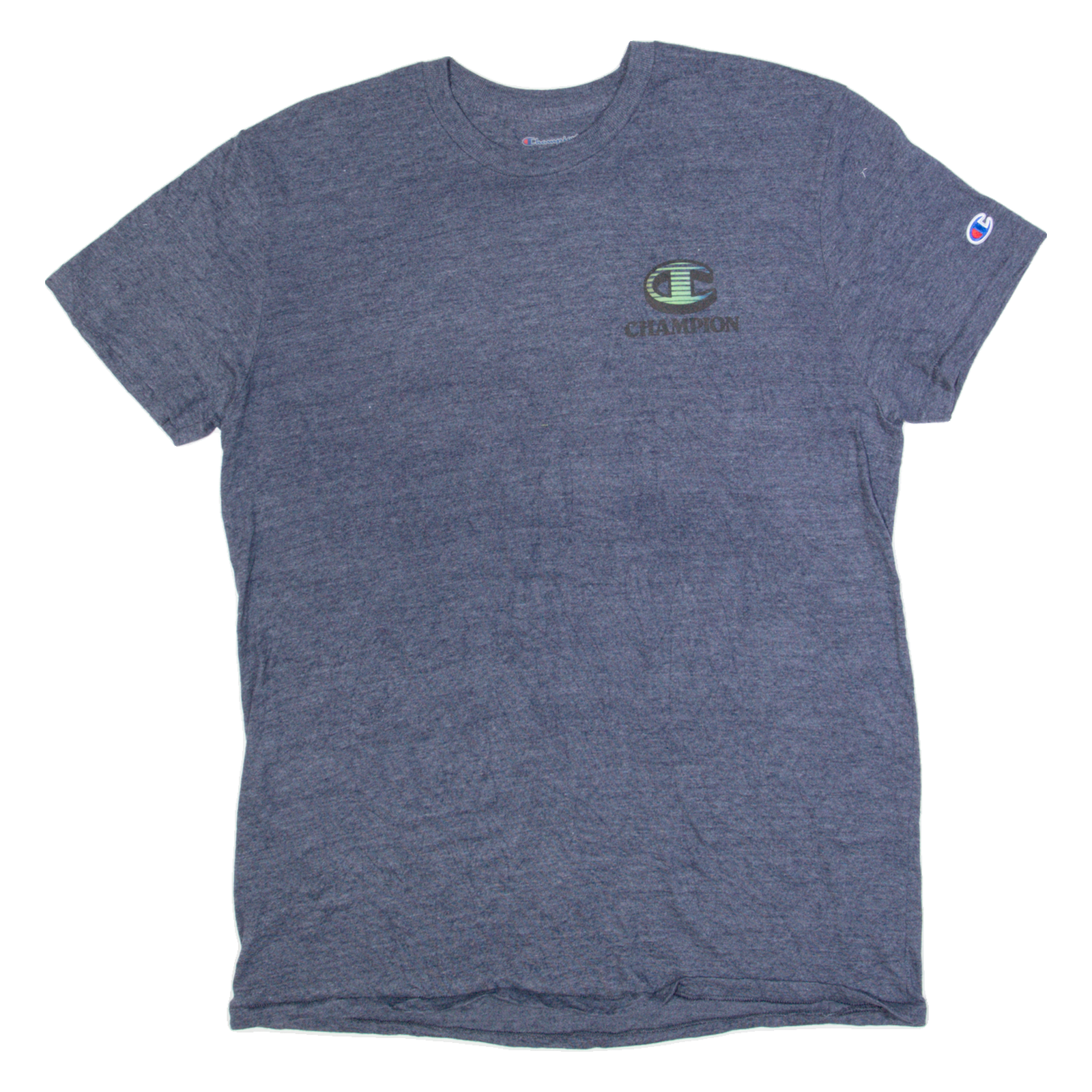 CHAMPION Mens T-Shirt Blue L Refurbished - N/A refurbished available on Cerqular