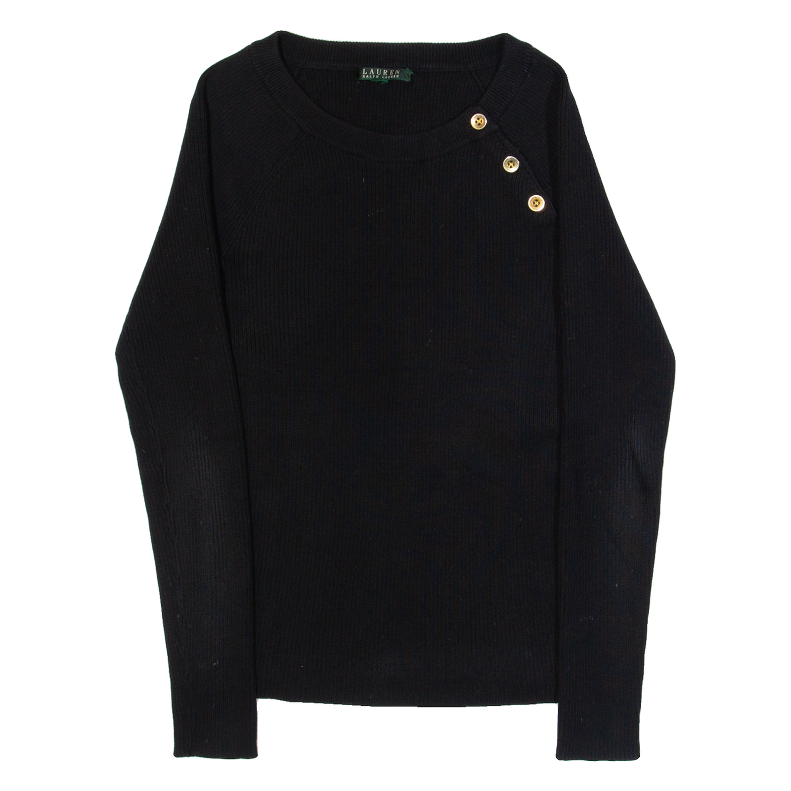LAUREN RALPH LAUREN Stretch Womens Jumper Blue Tight Knit S Refurbished - N/A refurbished available on Cerqular
