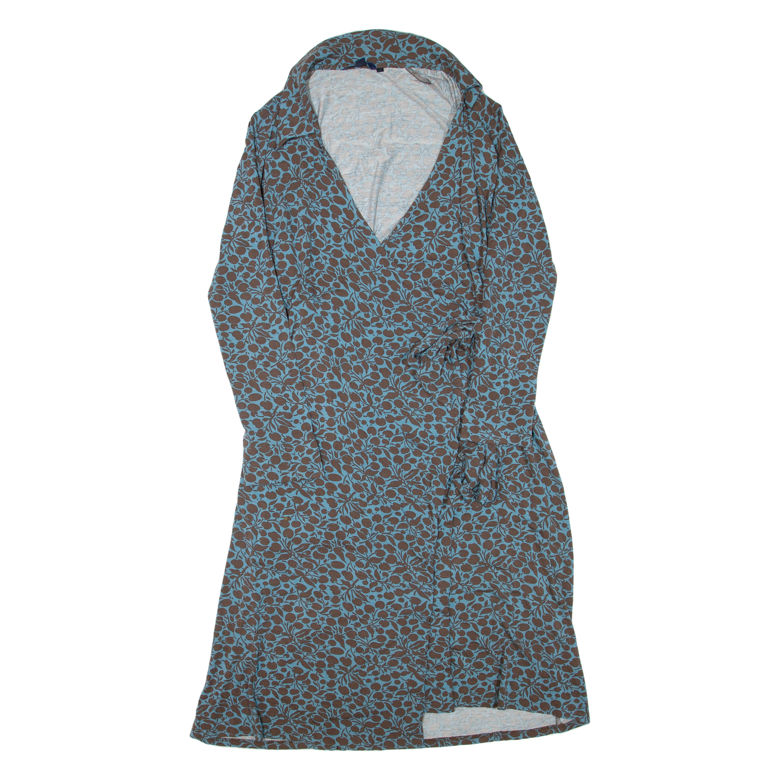 BODEN Womens Wrap Dress Blue Viscose Long Sleeve Midi UK 14 Refurbished - N/A refurbished available on Cerqular