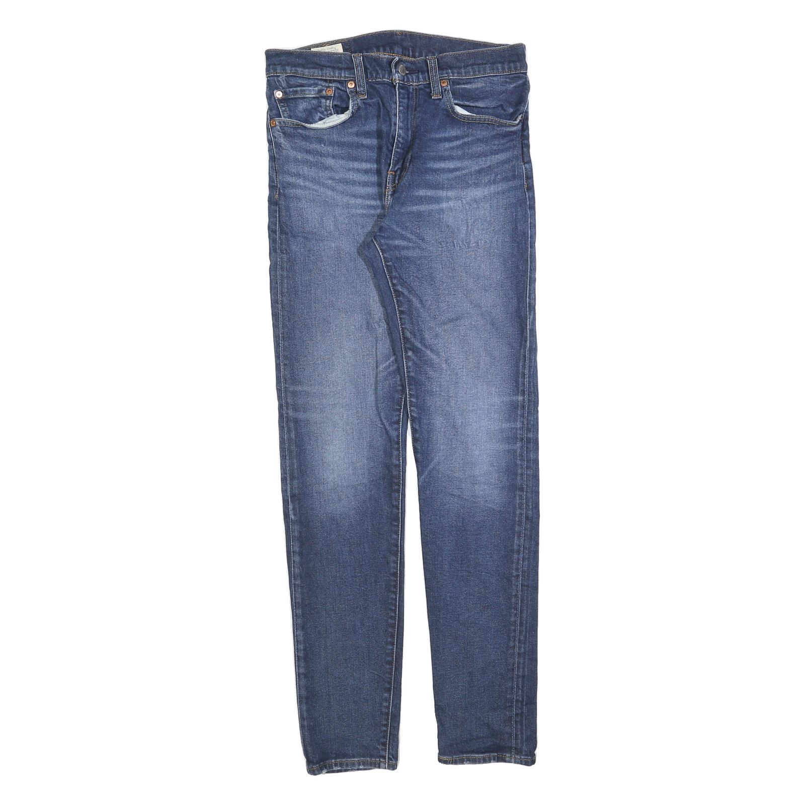 LEVI'S 512 BIG E Mens Slim Blue Denim Medium W31 L31 Slim Fit Jeans Refurbished - N/A refurbished available on Cerqular