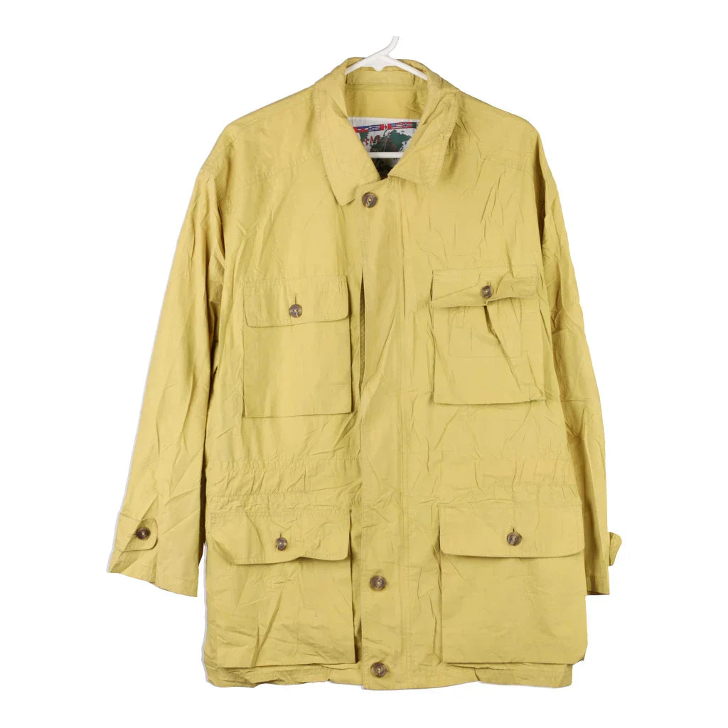 Unbranded Jacket - Small Khaki Cotton Refurbished - Thrifted (note: this is a term often used to describe second- refurbished available on Cerqular