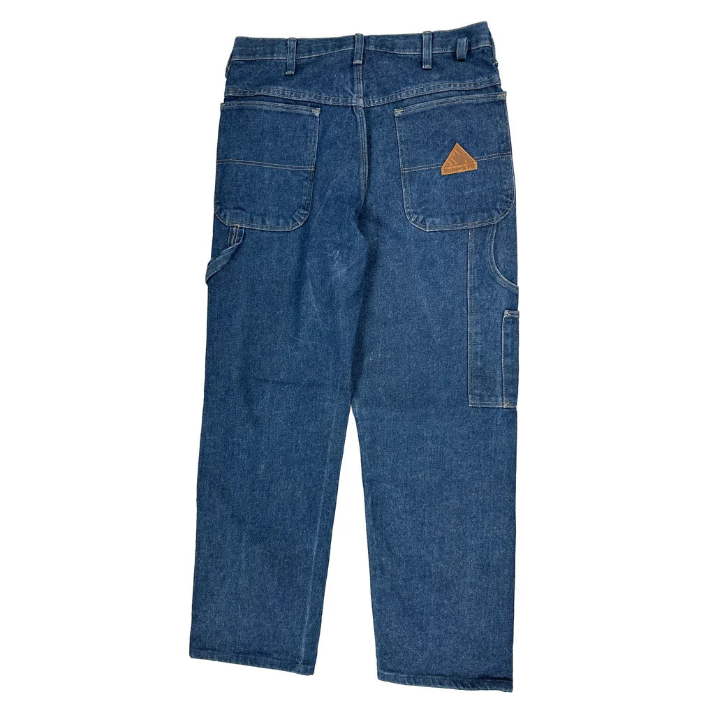 Buy Bulwark Carpenter Jeans - 34W 30L Blue Cotton Refurbished - $40.19 Bulwark Carpenter Jeans - 34W 30L Blue Cotton Refurbished - Thrifted (note: this is a term often used to describe second- refurbished available on Cerqular