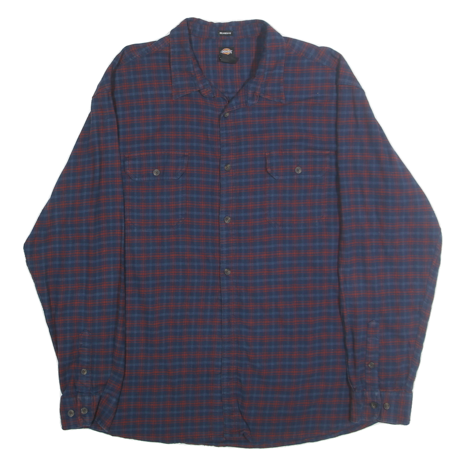 Buy DICKIES Mens Blue & Maroon Check Shirt 2XL Cotton Long Sleeve Workwear Relaxed Refurbished - $45.49 DICKIES Mens Blue & Maroon Check Shirt 2XL Cotton Long Sleeve Workwear Relaxed Refurbished - N/A refurbished available on Cerqular