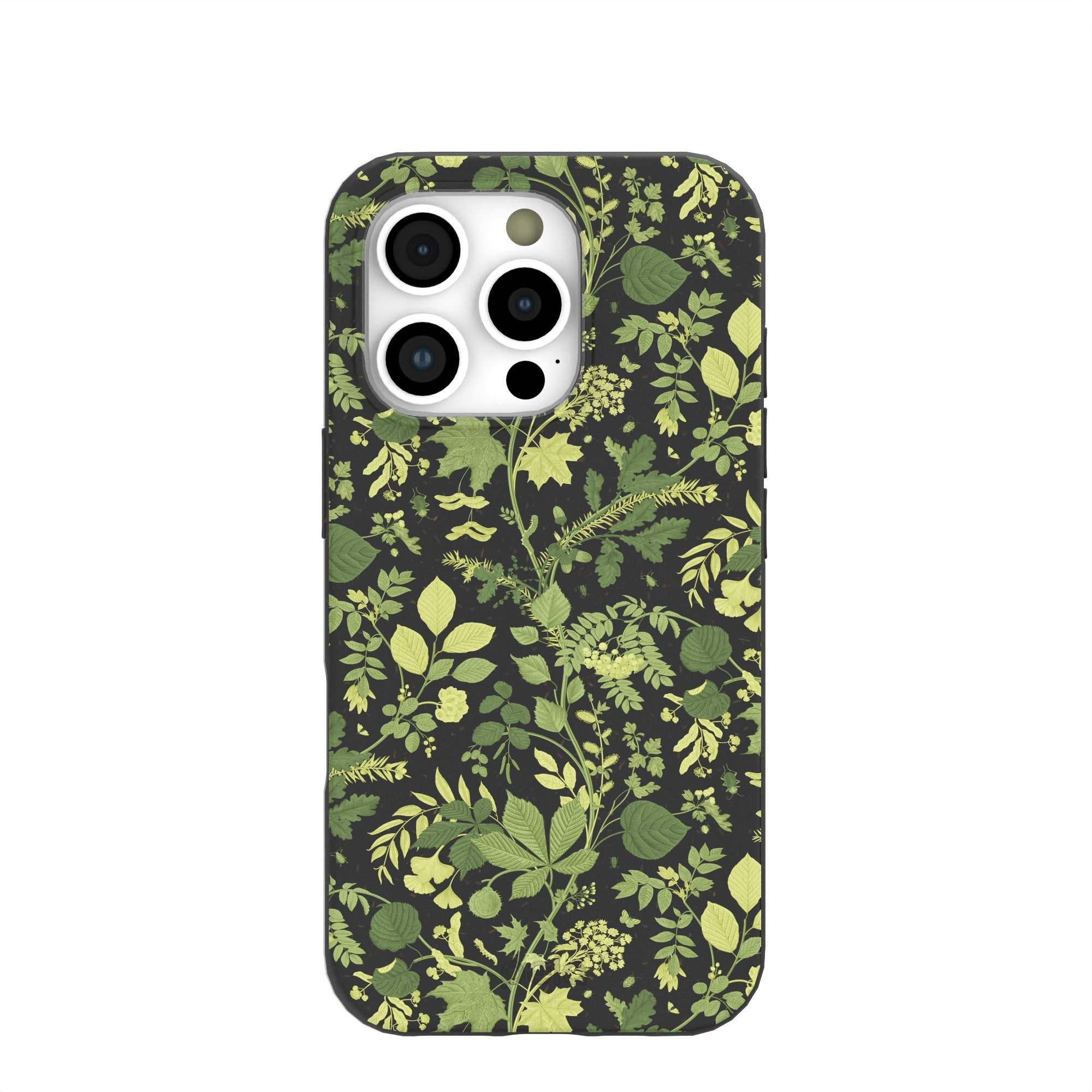 Black Evergreen iPhone 16 Pro Case Refurbished - Pela Case refurbished available on Cerqular
