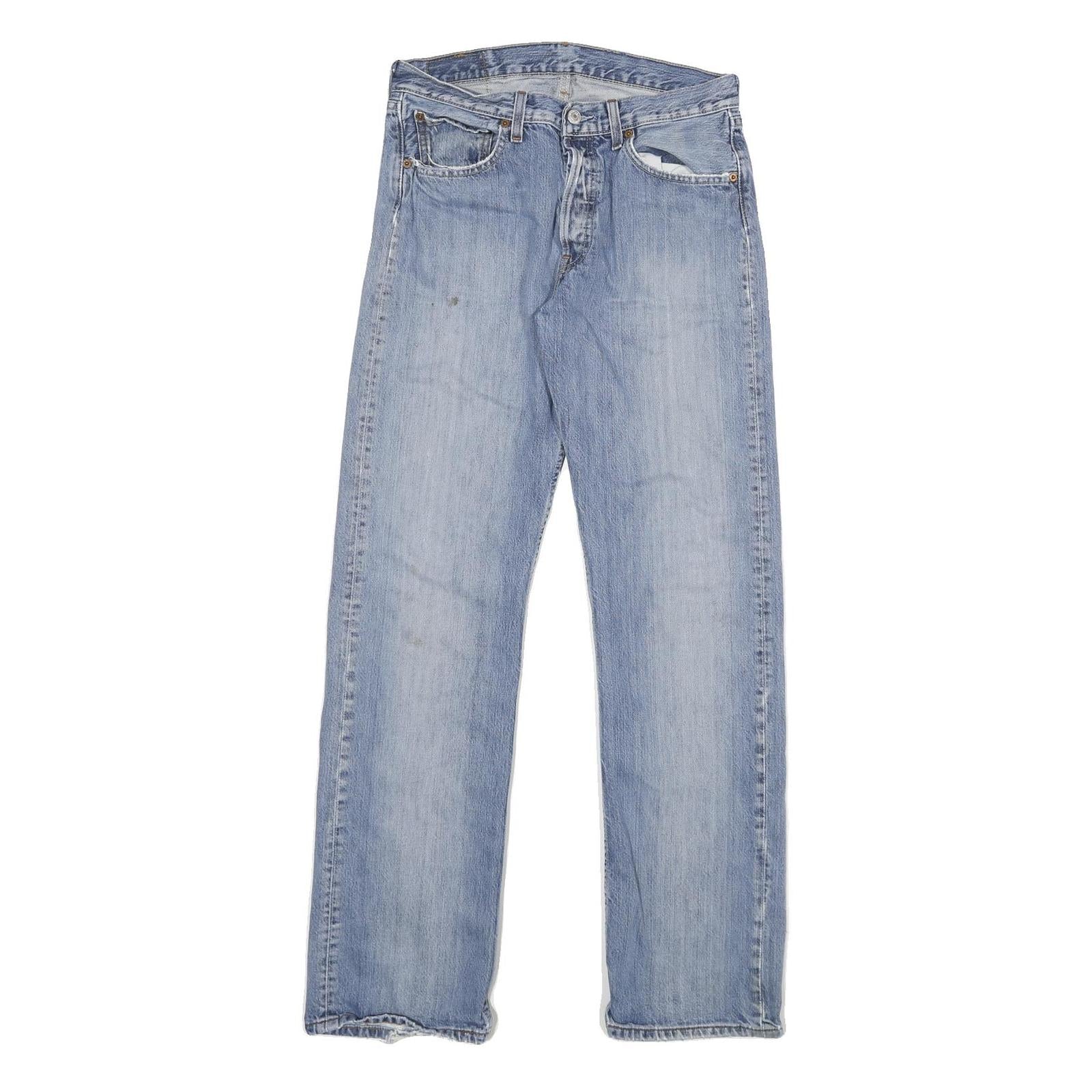 LEVI'S Mens Jeans Blue Regular Straight Denim Medium W30 L32 Classic Style Refurbished - N/A refurbished available on Cerqular