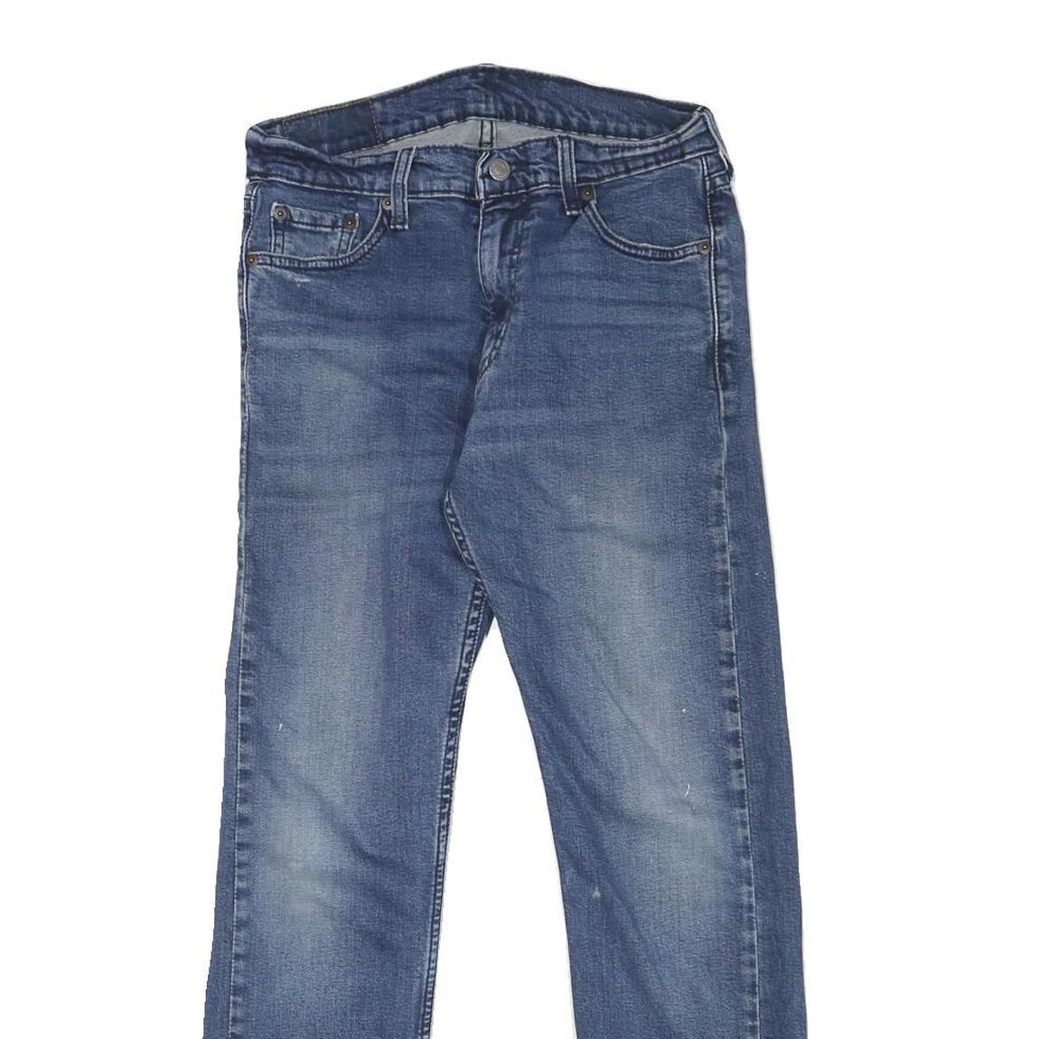 LEVI'S Mens Regular Blue Cotton Denim W26 L27 Zip Jeans Classic Straight Refurbished - N/A refurbished available on Cerqular