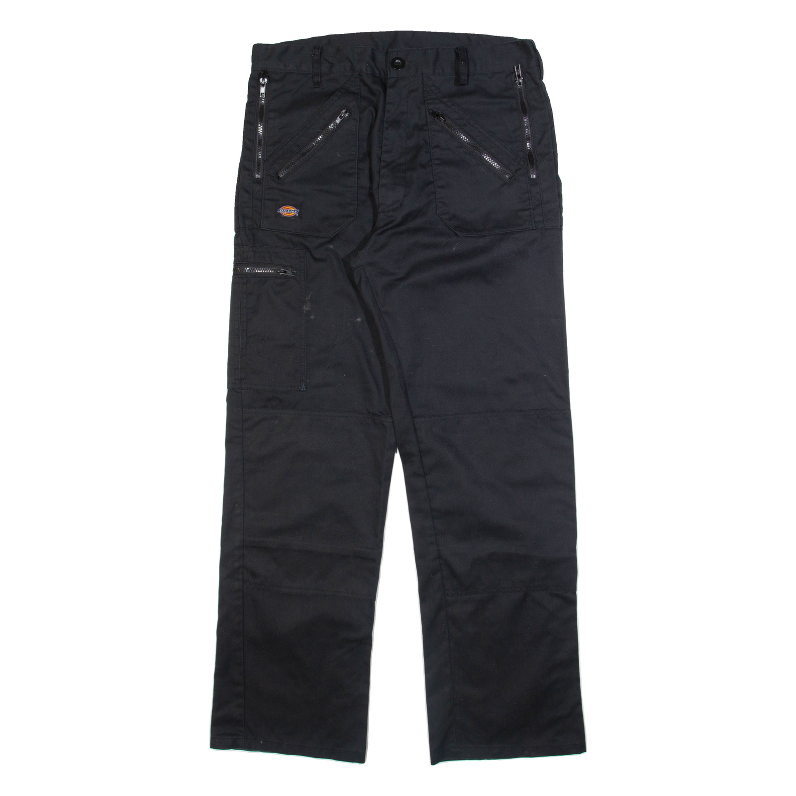 DICKIES Mens Trousers Black Regular Straight W32 L32 Refurbished - N/A refurbished available on Cerqular