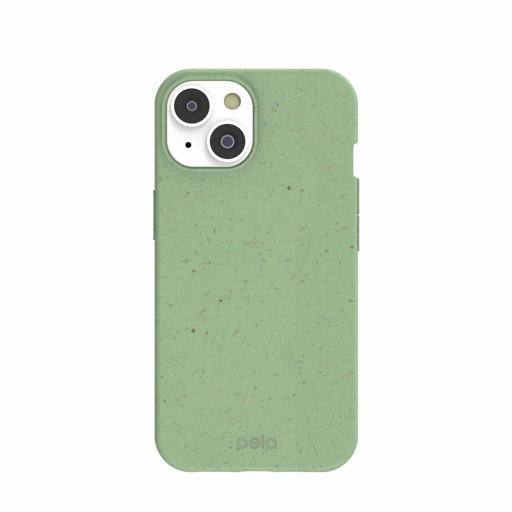 Sage Green iPhone 14/16e Case Refurbished - Pela Case refurbished available on Cerqular
