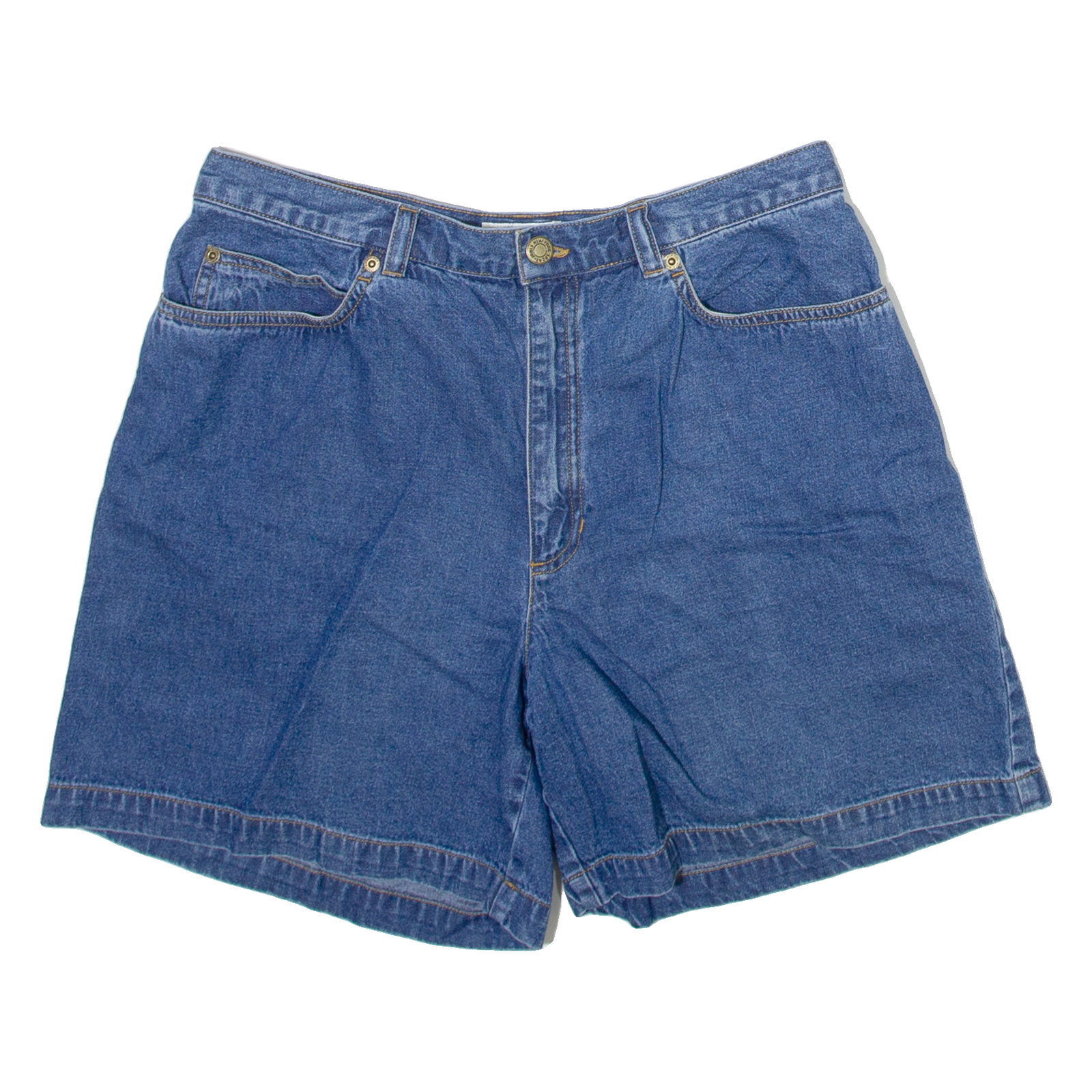 JONES Womens Denim Shorts Blue M W30 Refurbished - N/A refurbished available on Cerqular