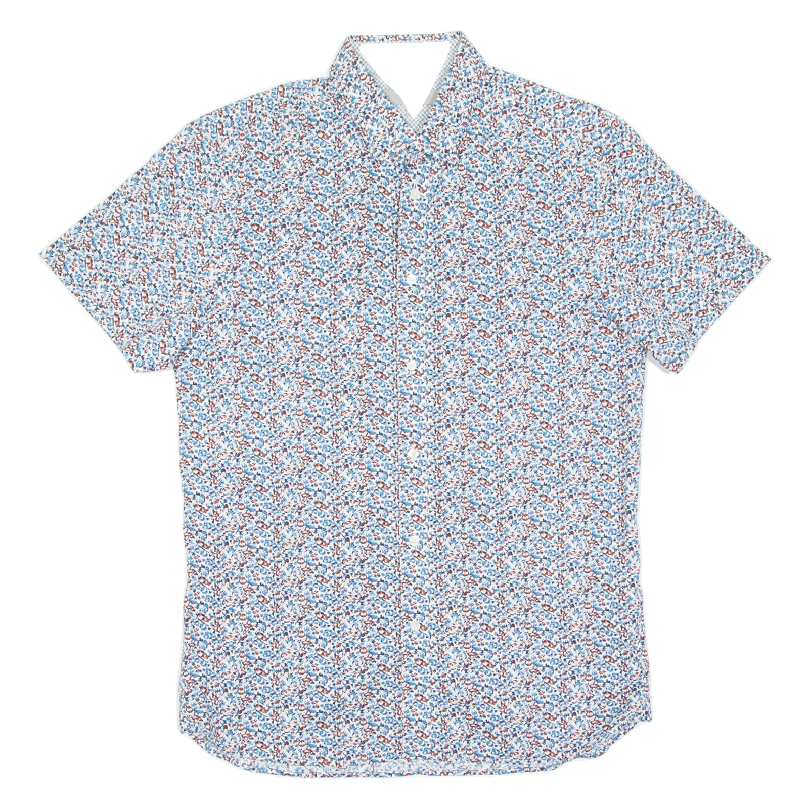 TED BAKER Mens Shirt Blue Floral S Refurbished - N/A refurbished available on Cerqular