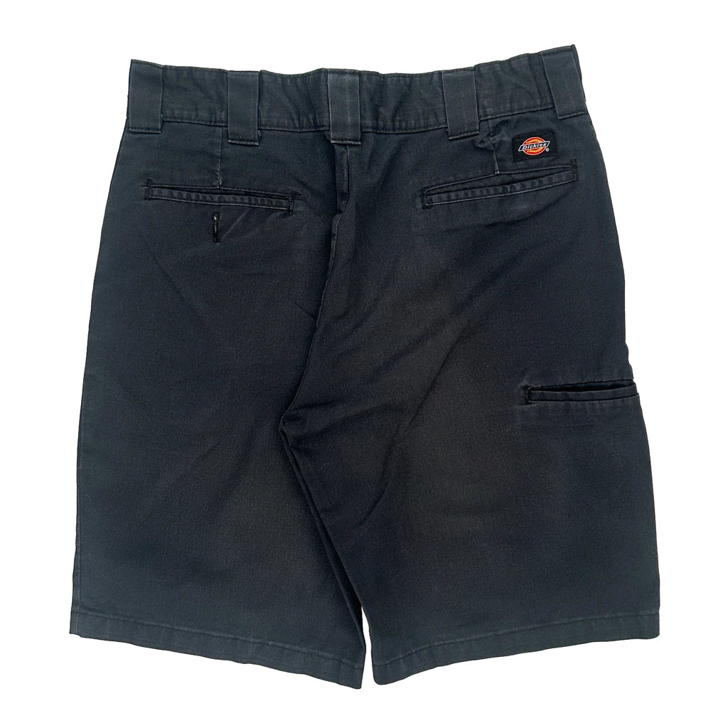 Dickies Shorts - 32W 9L Black Cotton Refurbished - Thrifted (note: this is a term often used to describe second- refurbished available on Cerqular