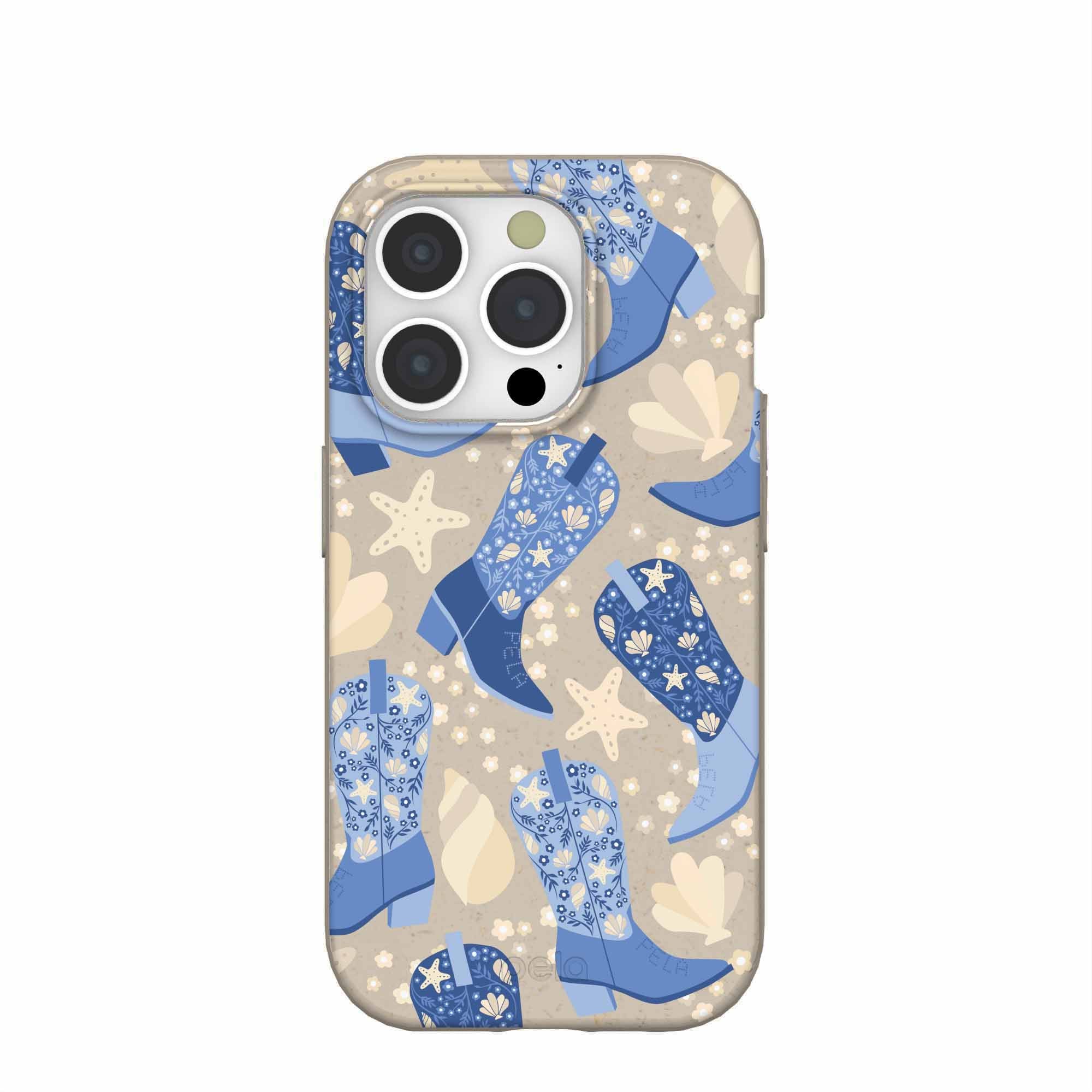 London Fog Shells and Boots iPhone 15 Pro Case Refurbished - Pela Case refurbished available on Cerqular