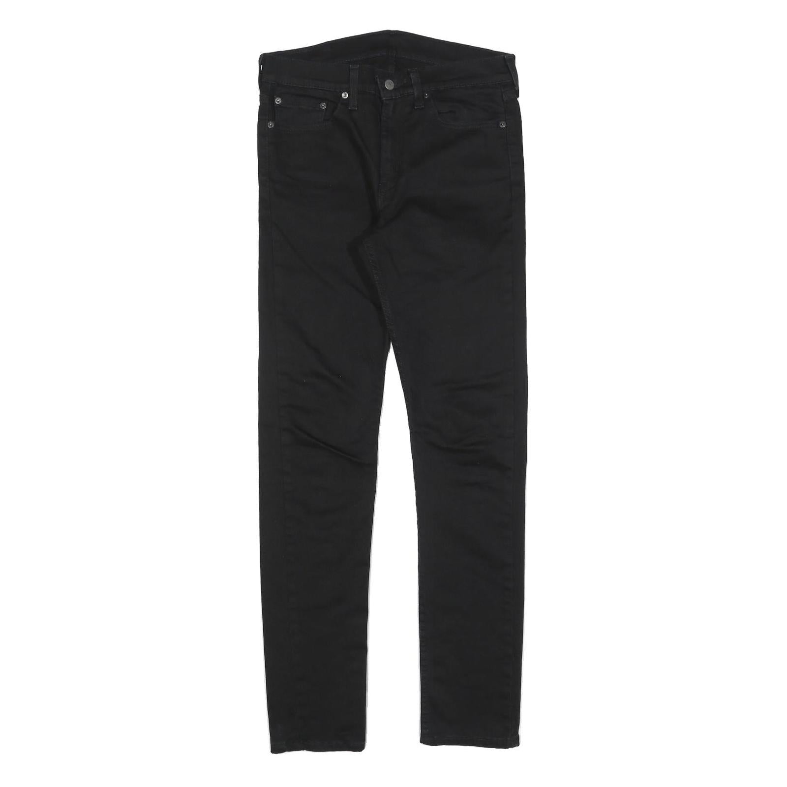 LEVI'S 510 Mens Jeans Black Slim Skinny Denim W31 L31 Stretch Cotton Blend Refurbished - N/A refurbished available on Cerqular