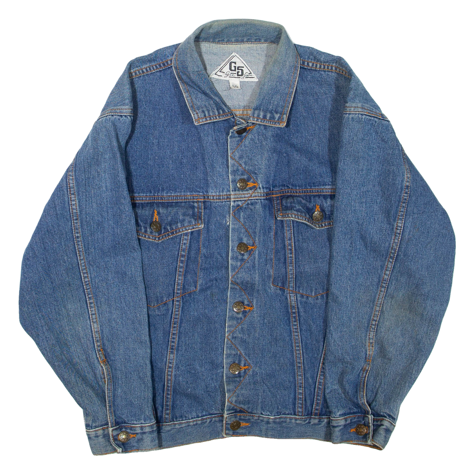 G5 Mens Denim Jacket Blue L Refurbished - N/A refurbished available on Cerqular