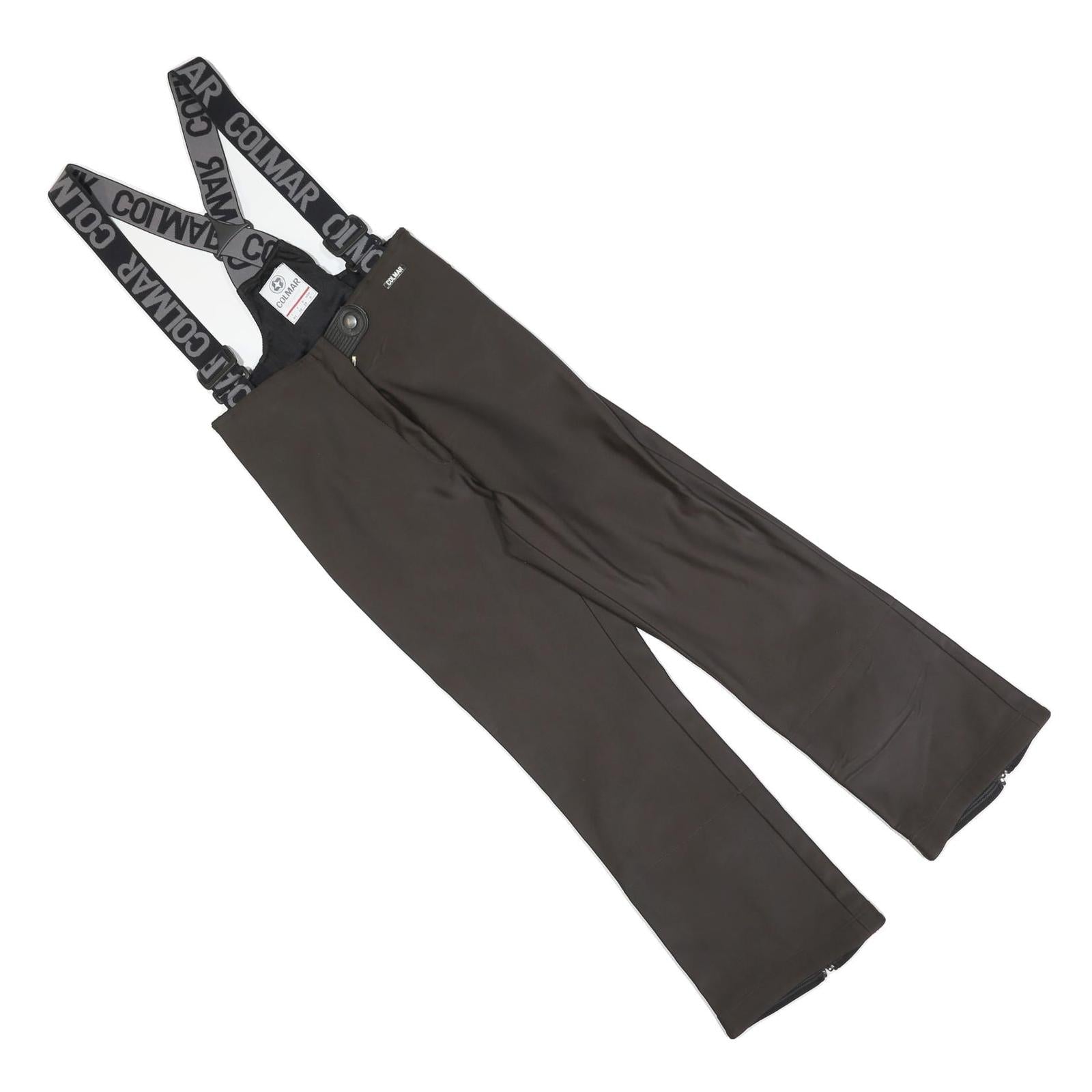 COLMAR Womens Black Dungarees Relaxed Polyester Blend XS W24 L27 Branded Straps Refurbished - N/A refurbished available on Cerqular