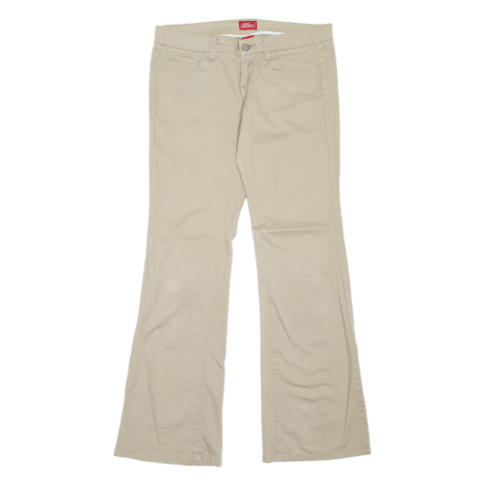 DICKIES Workwear Womens Trousers Beige Regular Bootcut W30 L30 Refurbished - N/A refurbished available on Cerqular