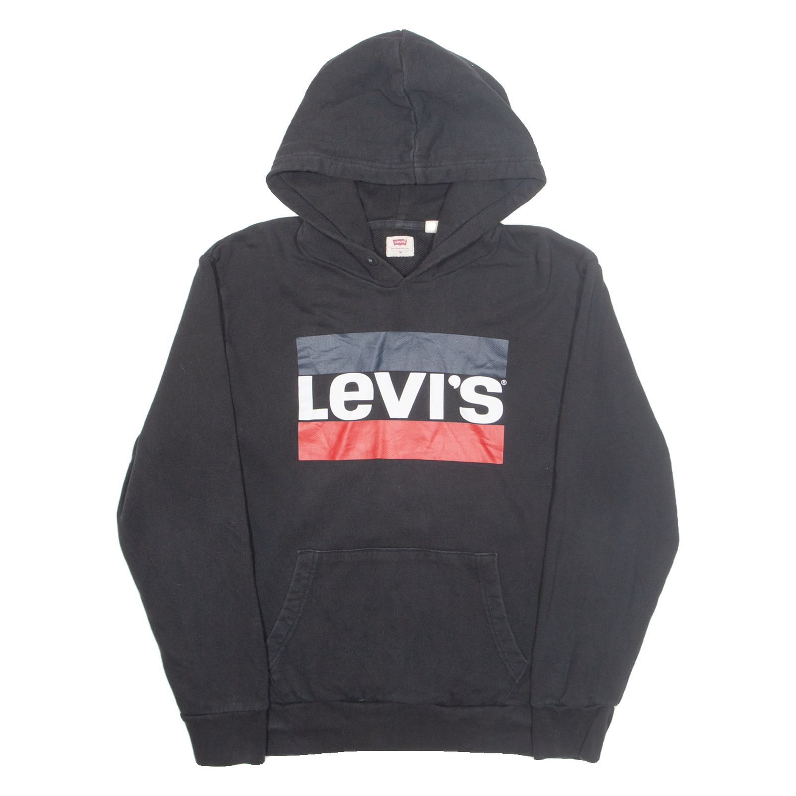 LEVI'S Mens Black Hoodie M Refurbished - N/A refurbished available on Cerqular
