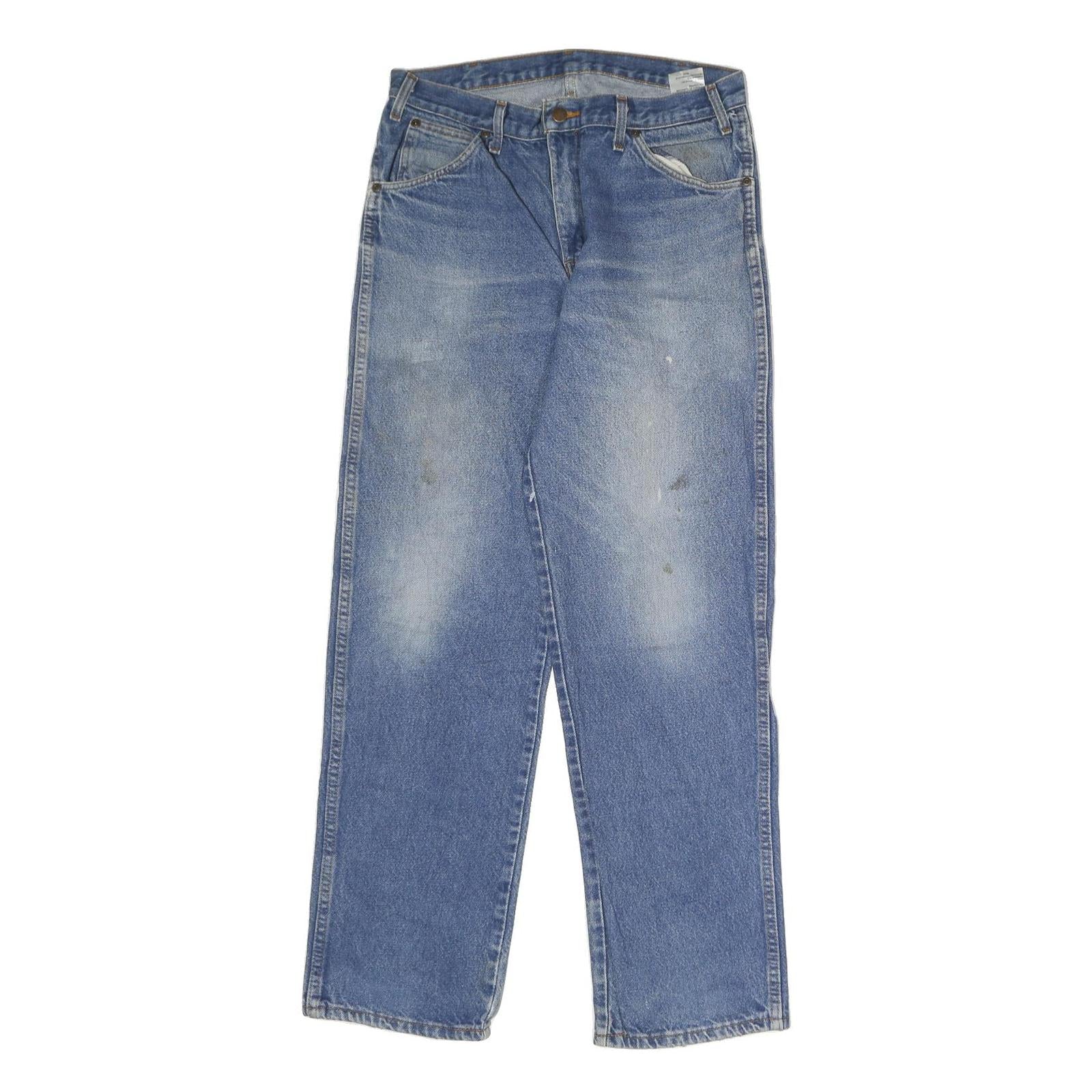 DICKIES Mens Regular Fit Blue Denim Jeans W32 L32 Straight Cotton Blend Zip Refurbished - N/A refurbished available on Cerqular