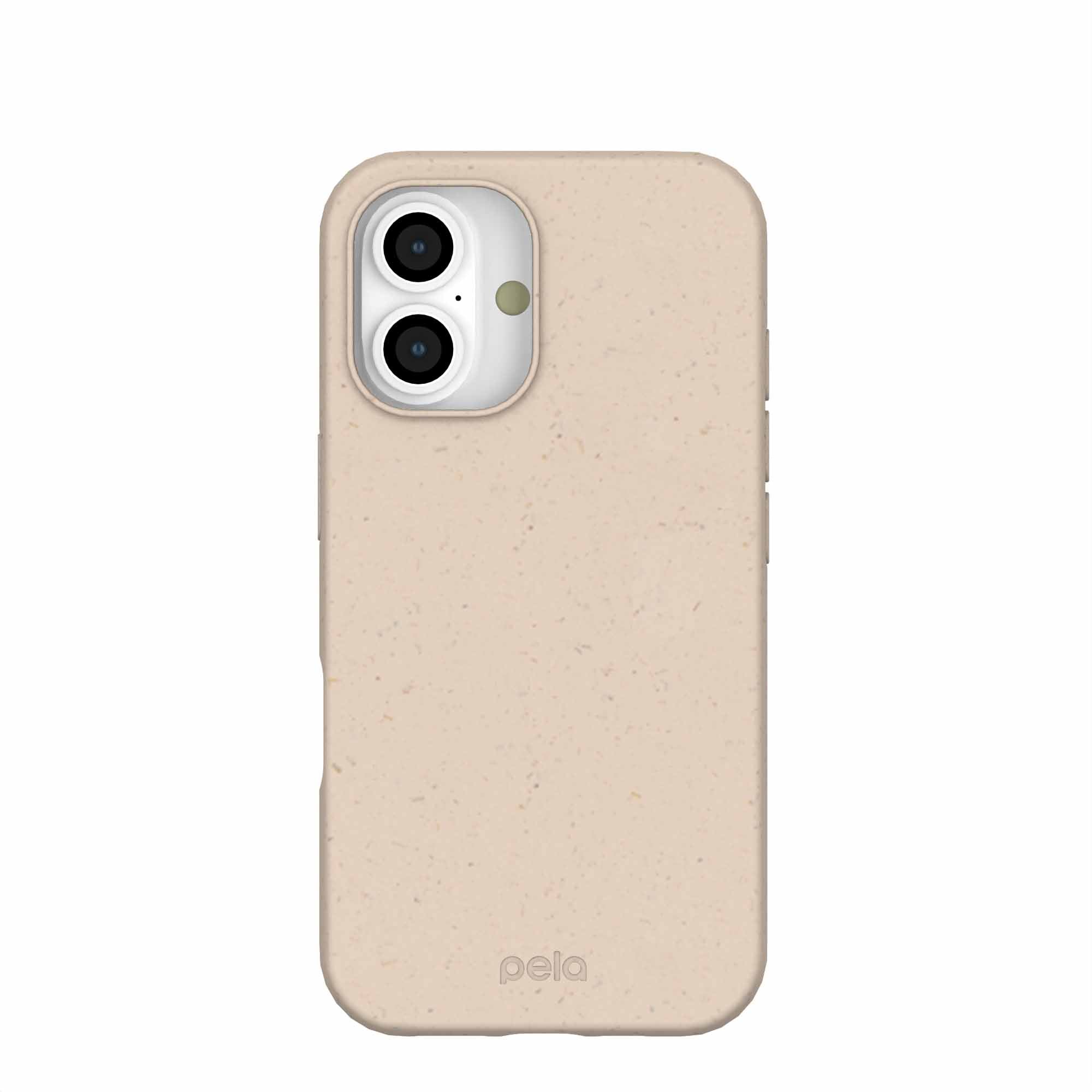 Seashell iPhone 16 Case Refurbished - Pela Case refurbished available on Cerqular