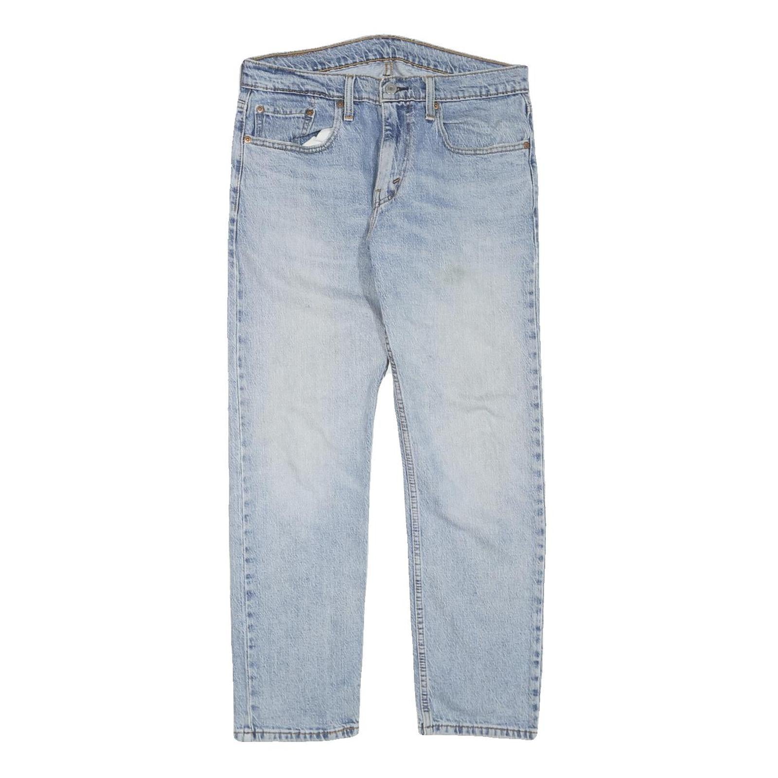 LEVI'S 502 Womens Jeans Blue Regular Straight Denim Medium W32 L27 Classic Fit Refurbished - N/A refurbished available on Cerqular